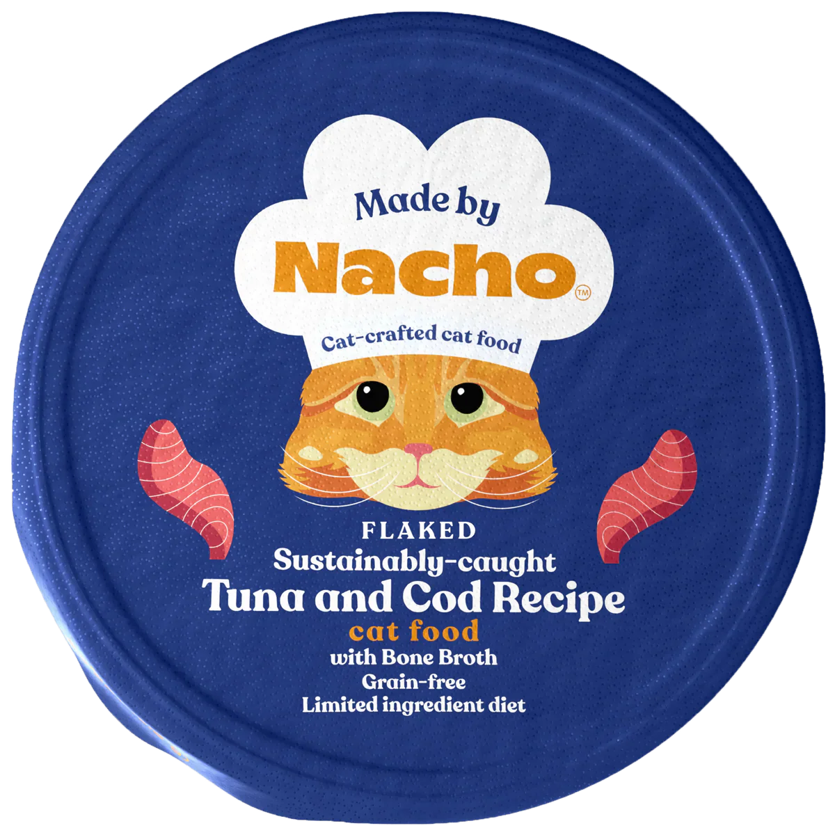Made By Nacho Grain-Free Flaked Tuna Cup Cat Food - 2.5 oz.