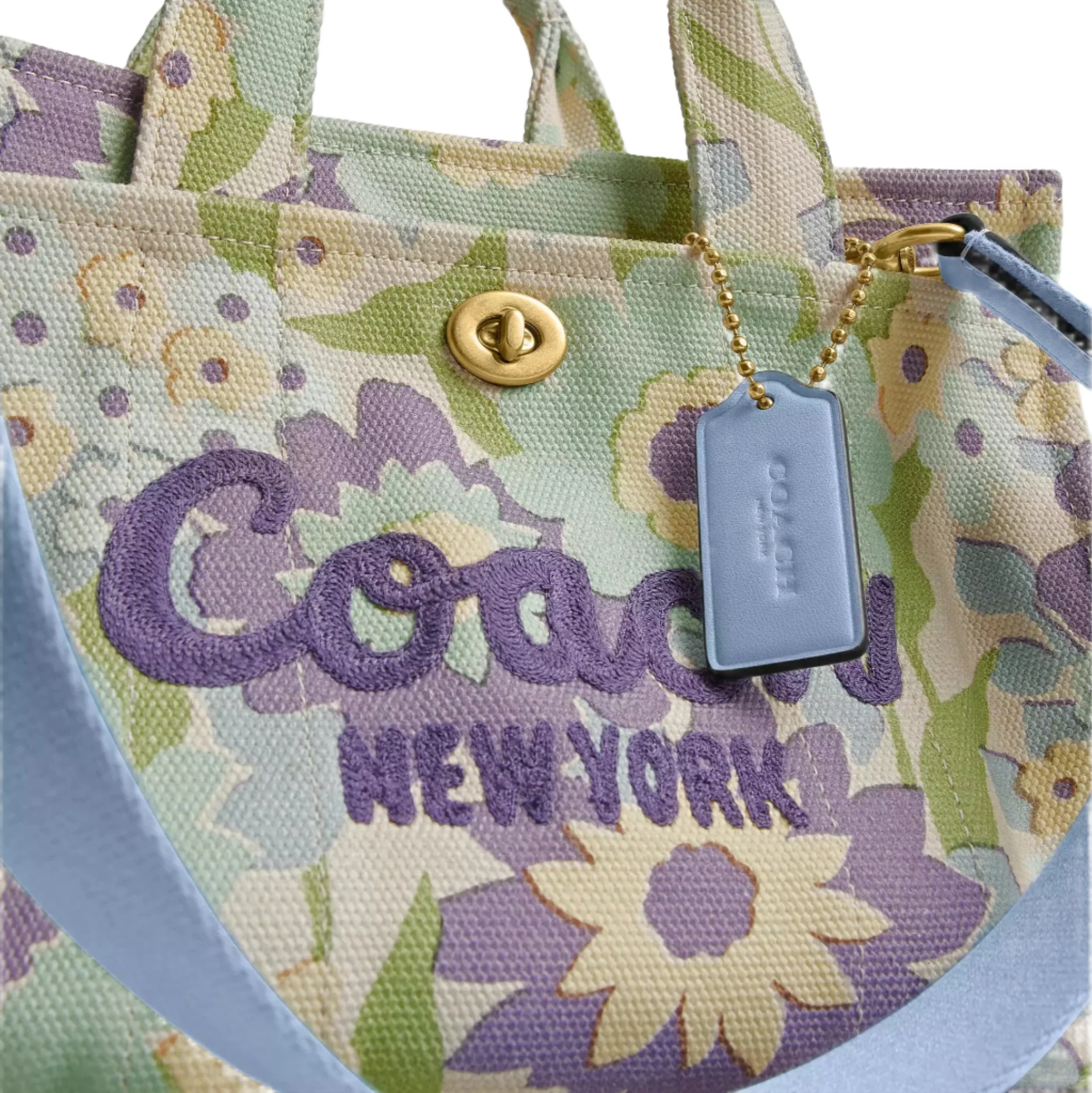 Coach Cargo 26 Floral Print Tote Handbag - Image 6