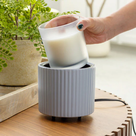 Candle Warmers Etc. Fluted Crock Candle Warmer - Image 3