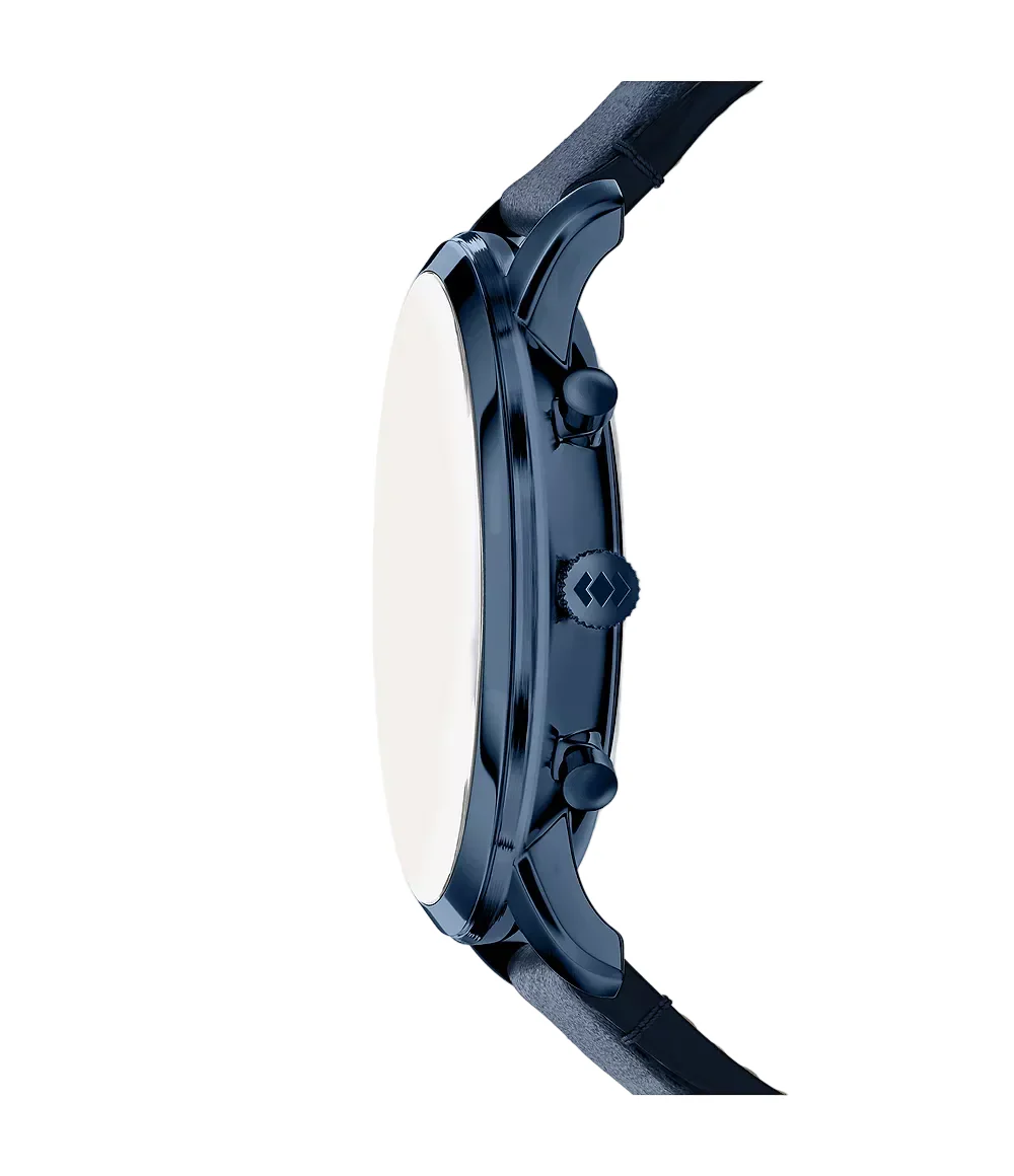 Fossil Neutra Chronograph Navy Leather Watch - Image 6