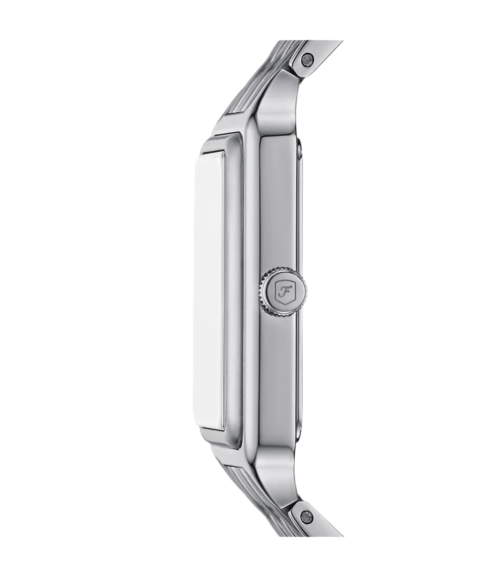 Fossil Womens Raquel Three-Hand Date Stainless Steel Watch - Image 3