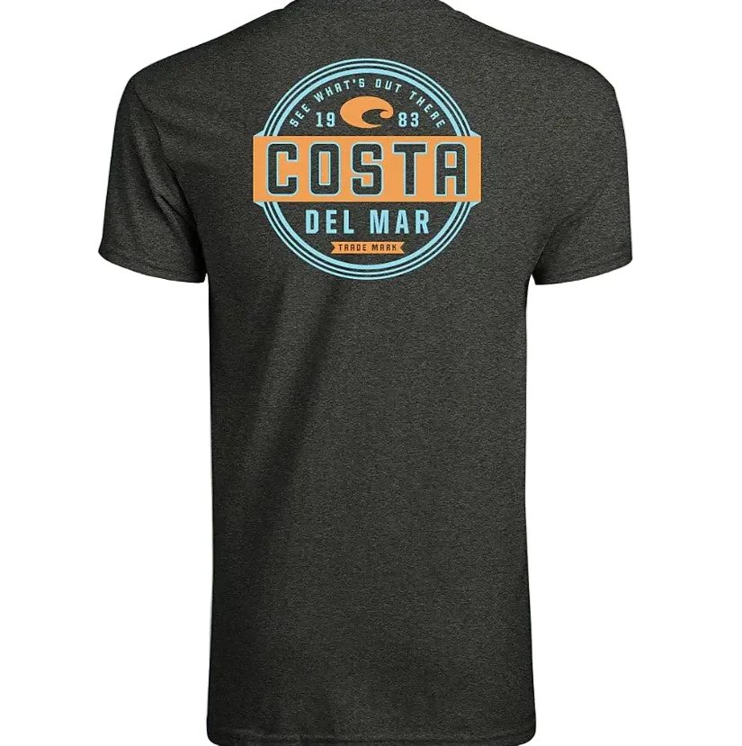 Costa Del Mar Mens Prado Short Sleeve T-Shirt