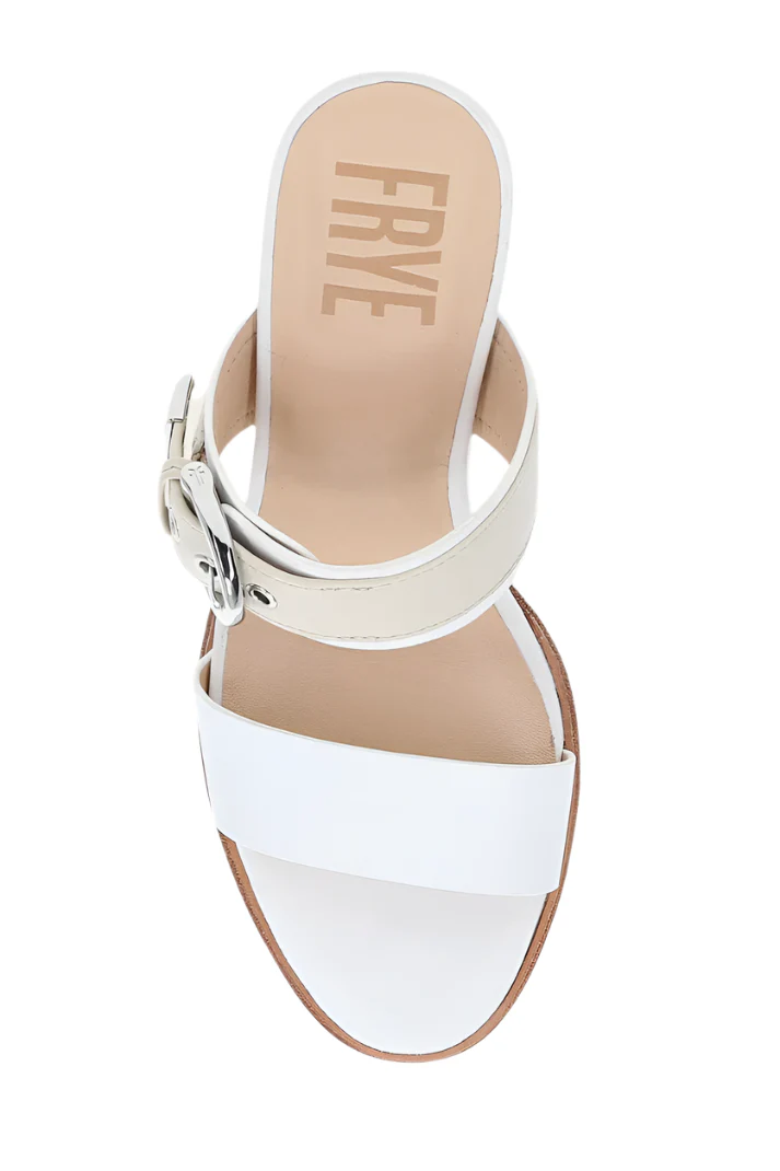 Frye Womens Stella Buckle Slides - Image 6