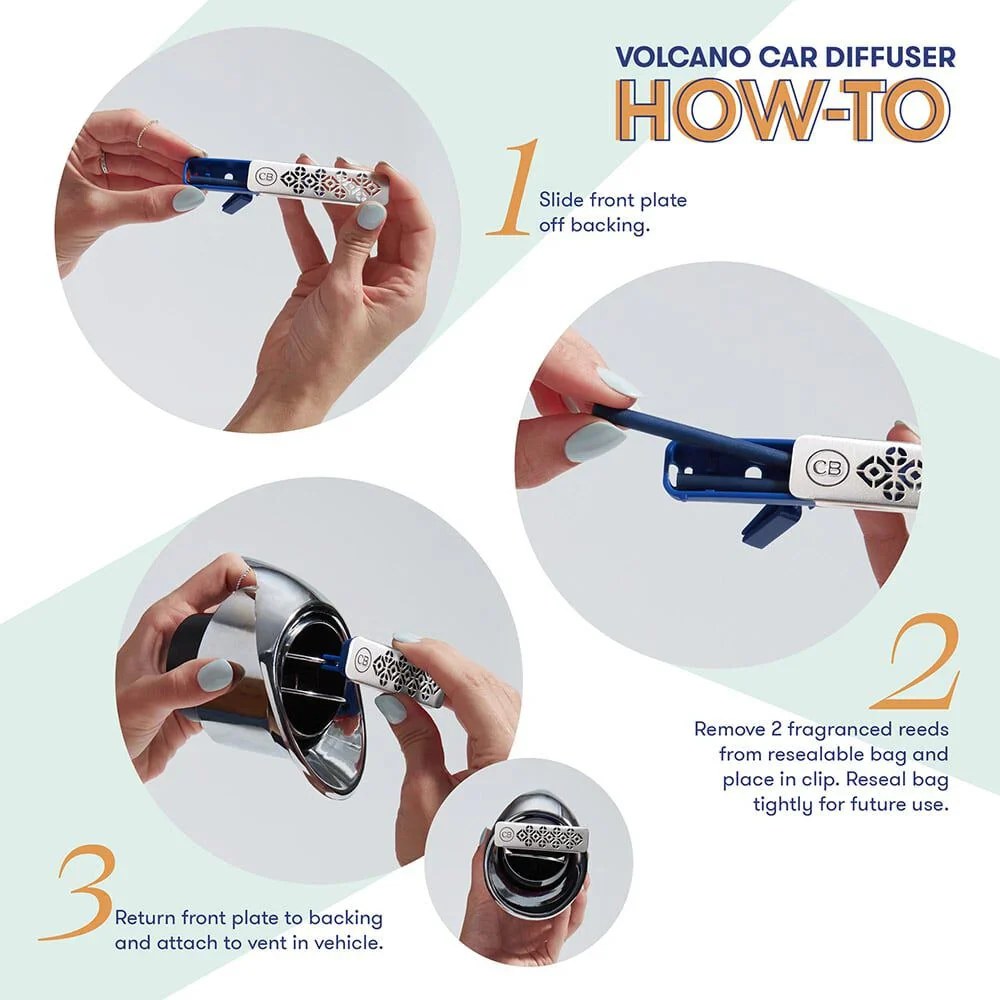 Capri Blue Volcano Car Diffuser + Refill - Image 4