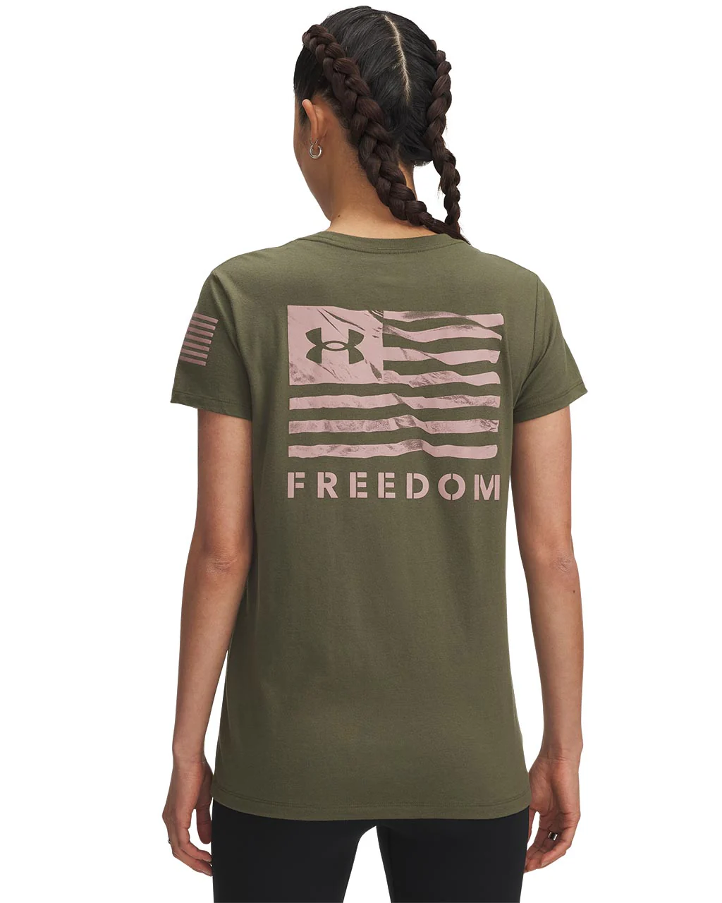 Under Armour Womens UA Freedom Banner Short Sleeve T-Shirt - Image 2