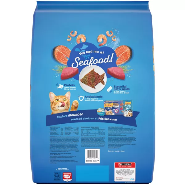 Purina Friskies Seafood Sensations Balanced Dry Cat Food - 16 lbs. - Image 2