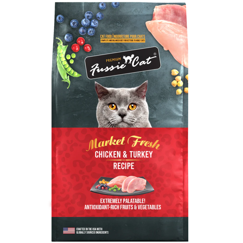 Fussie Cat Market Fresh Chicken & Turkey Recipe Dry Cat Food - 3.5 lbs.