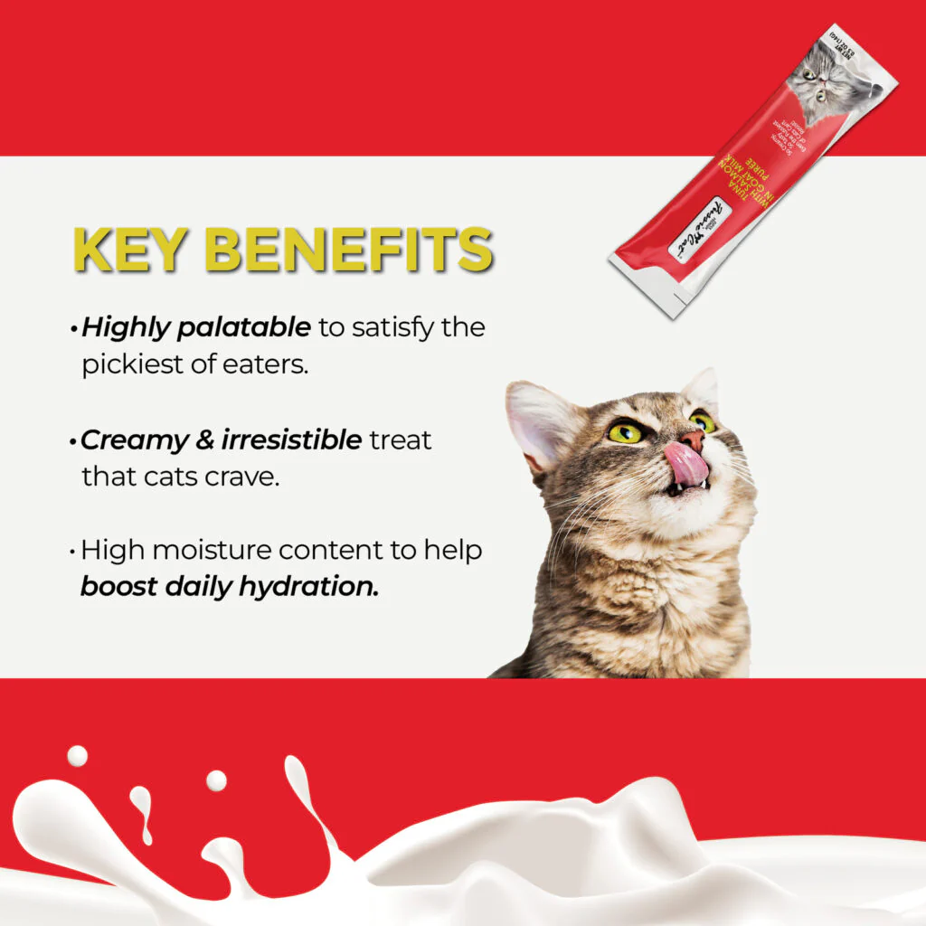 Fussie Cat Tuna with Salmon in Goat Milk Purée Cat Treat - 0.5 oz. - Image 4