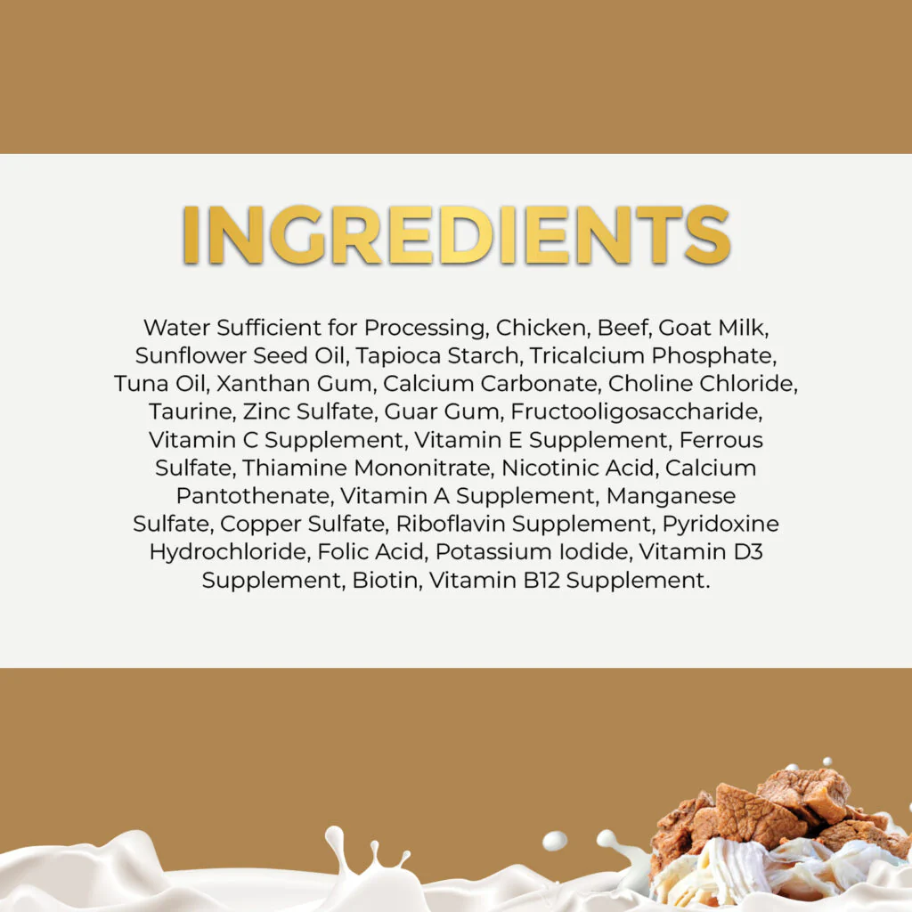 Fussie Cat Chicken With Beef in Goat Milk Recipe Wet Cat Food - 2.47 oz. - Image 5