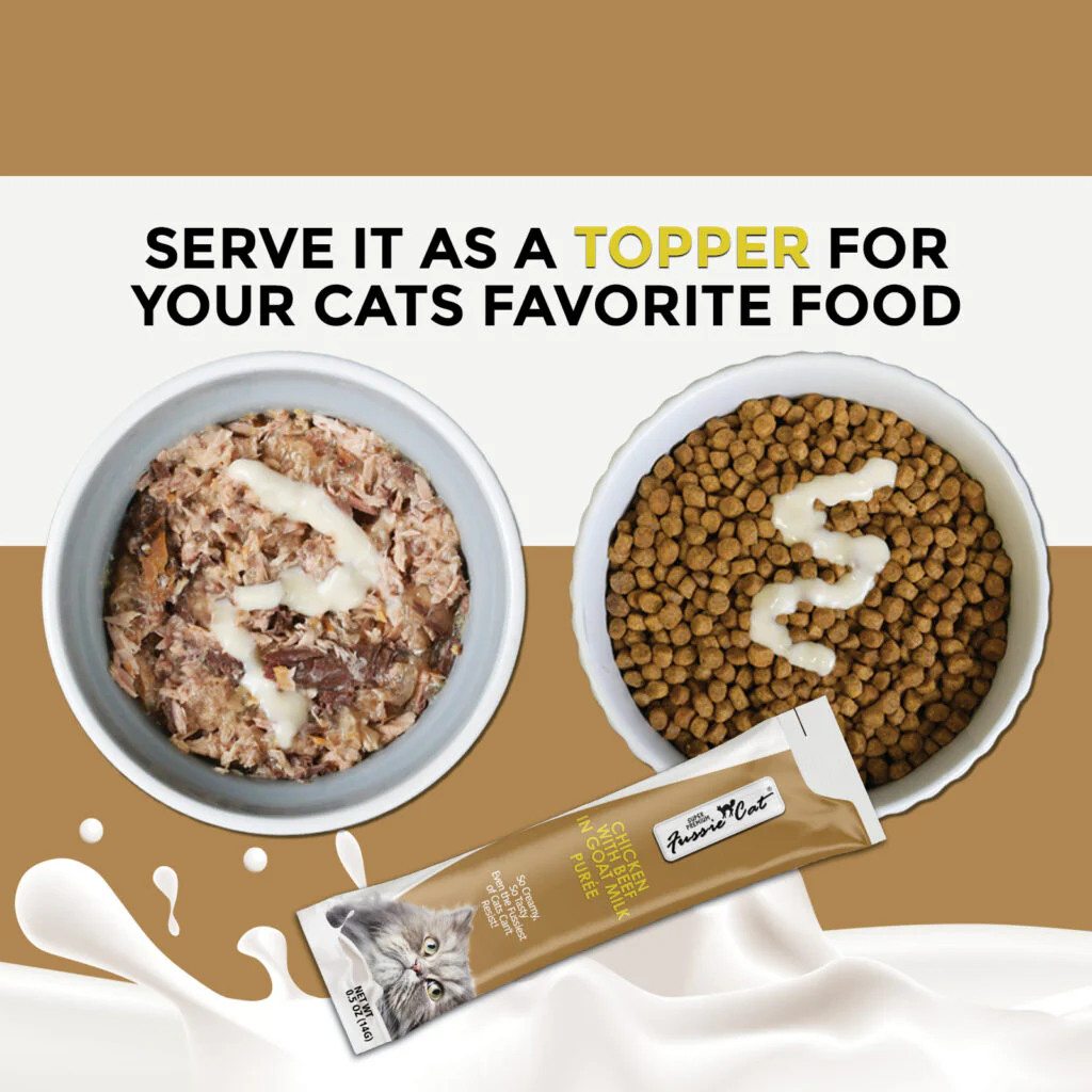 Fussie Cat Chicken with Beef in Goat Milk Purée Cat Treat - 0.5 oz. - Image 3