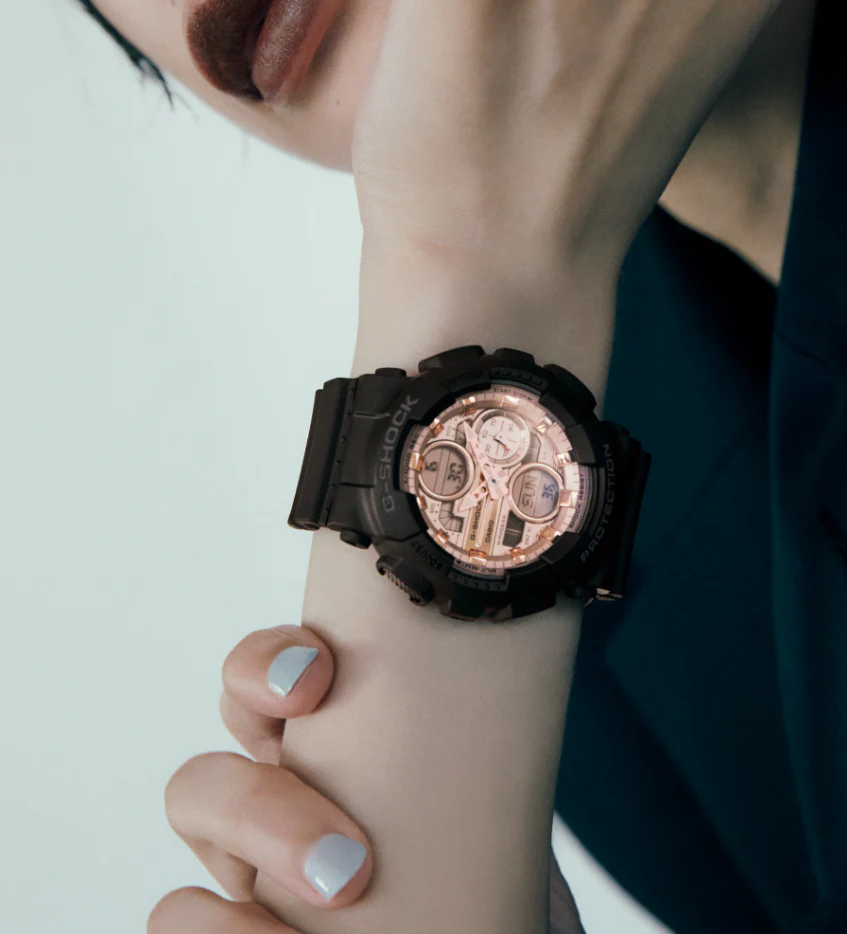 Casio Womens GMAS140PG-1A G-Shock Analog Digital Watch - Image 2