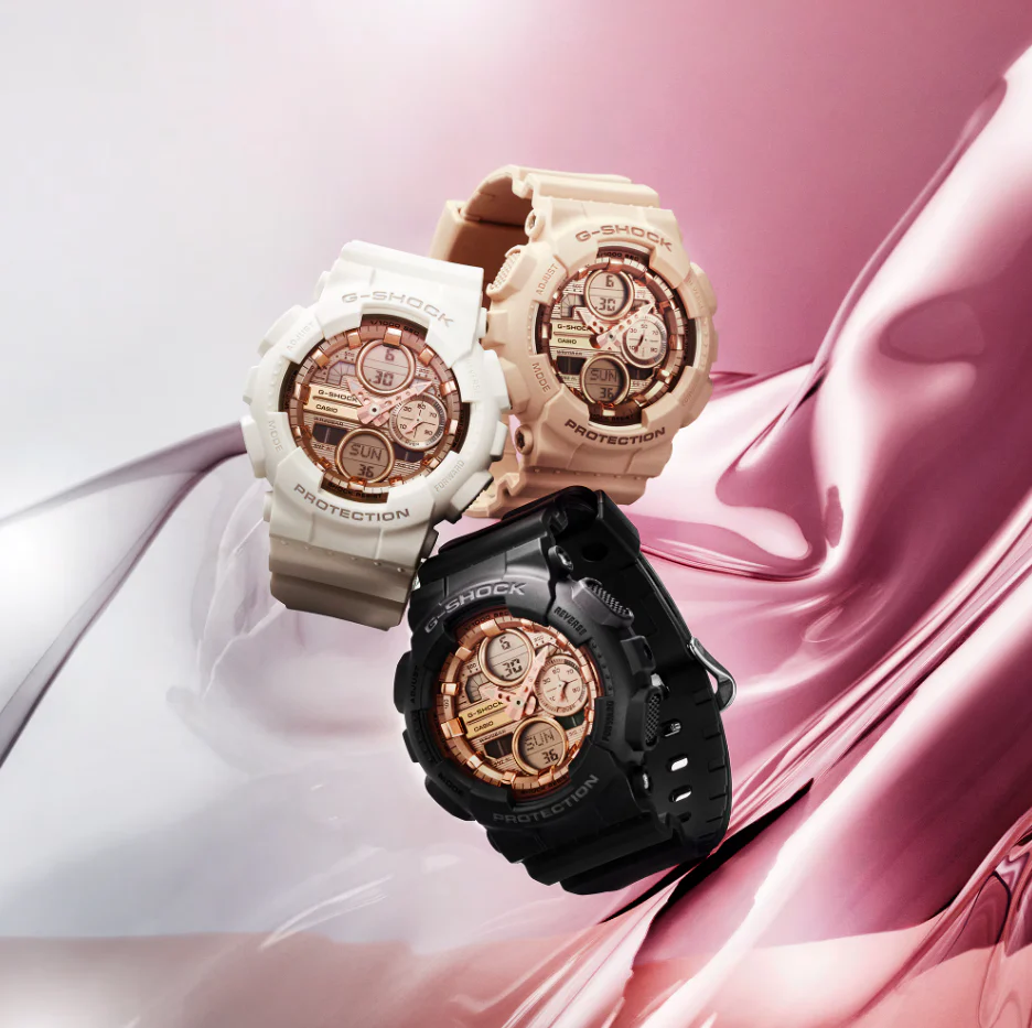 Casio Womens GMAS140PG-1A G-Shock Analog Digital Watch - Image 3