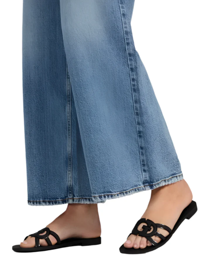 GUESS Womens Tarishae Signature Jacquard Sandals - Image 6
