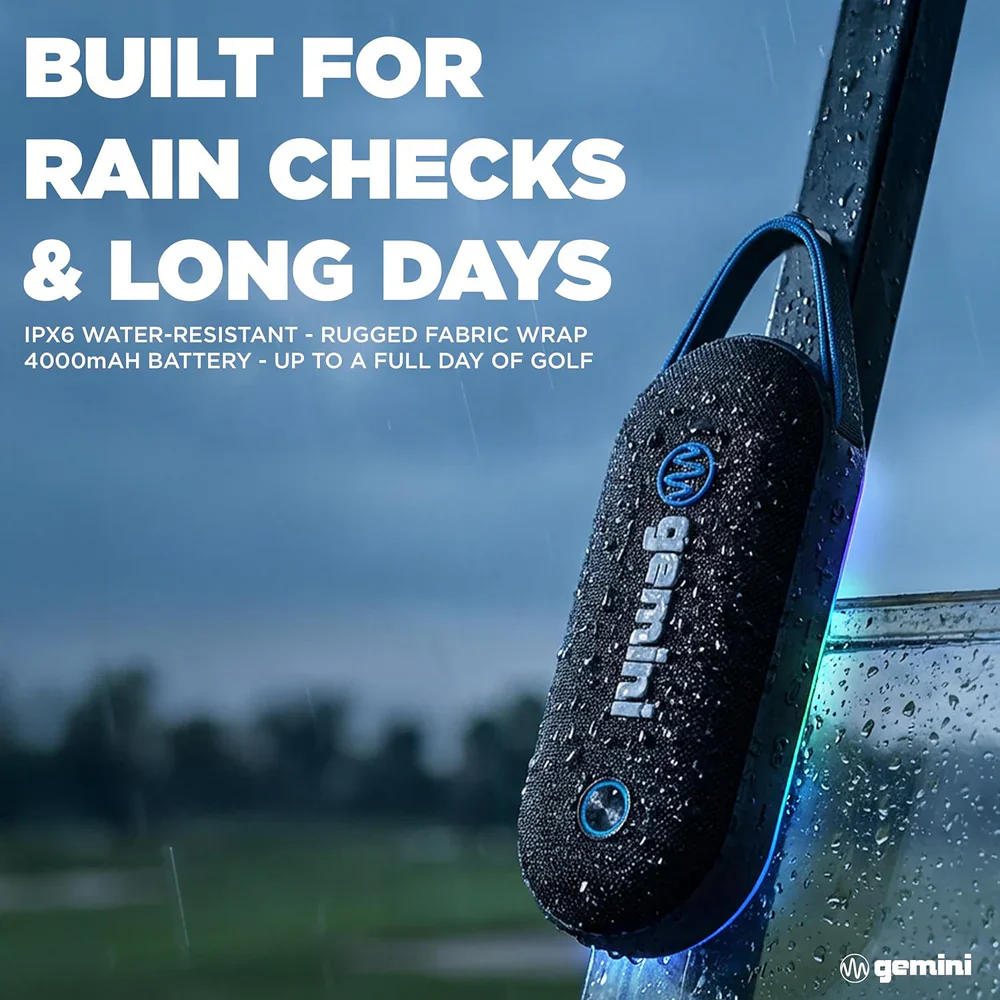 Gemini BEATGRIP PRO Magnetic Bluetooth Speaker with RGB Lights - Image 4