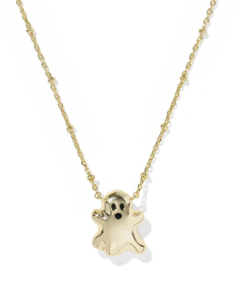 Kendra Scott Reversible Gold Ghost Pendant Necklace - Image 2