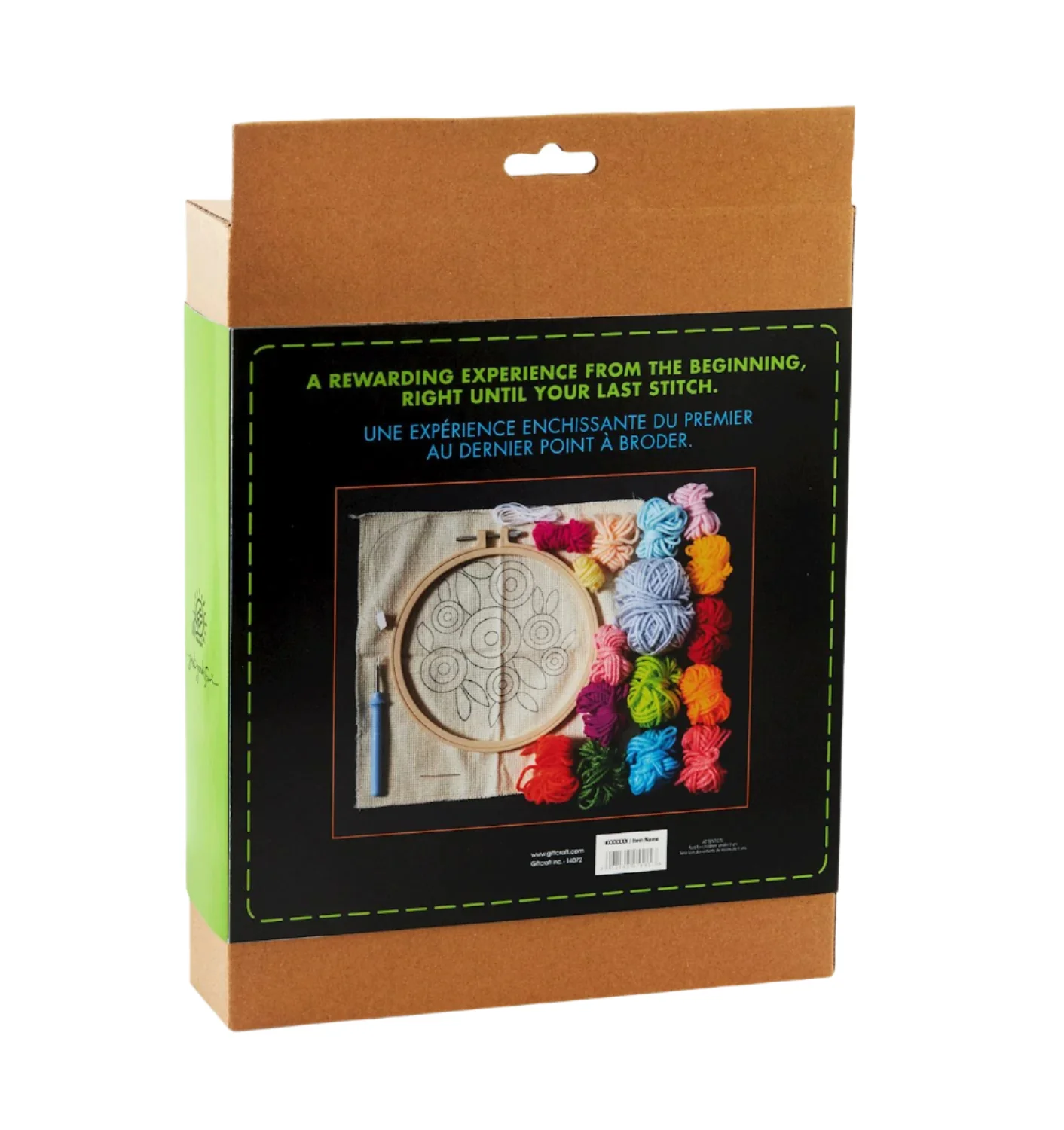 GiftCraft DIY Punch Needle Kit - Bright Blooms - Image 2
