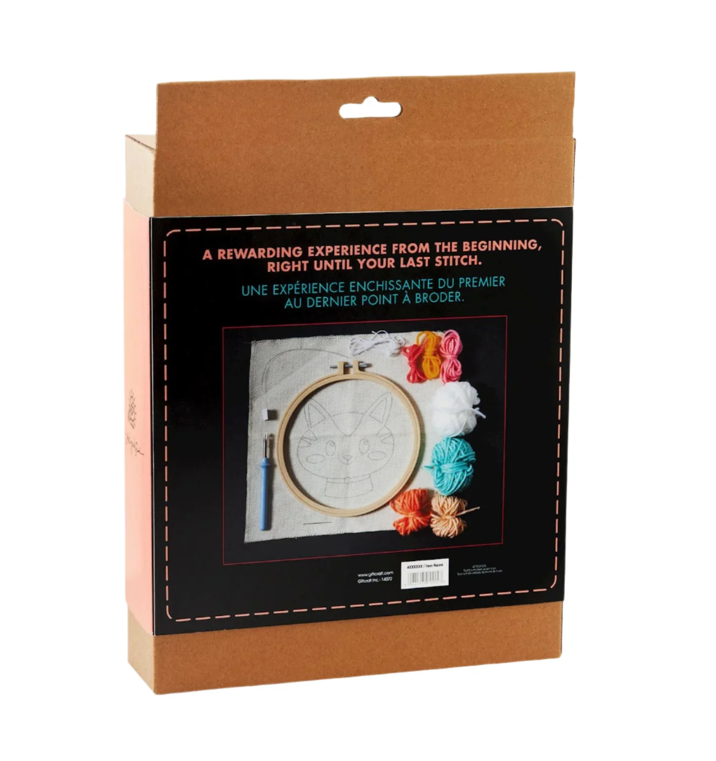 GiftCraft DIY Punch Needle Kit - Cat - Image 2