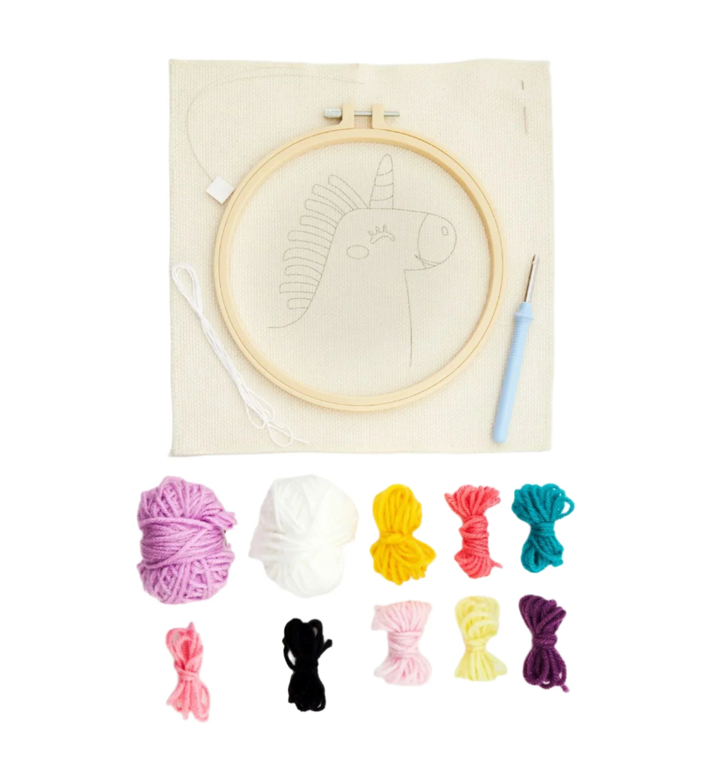 GiftCraft DIY Punch Needle Kit - Unicorn - Image 3