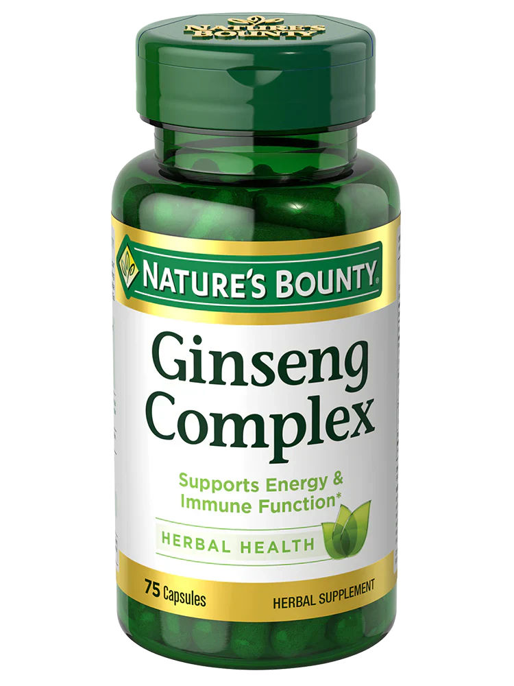 Nature's Bounty Ginseng Complex Capsules - 75 Count