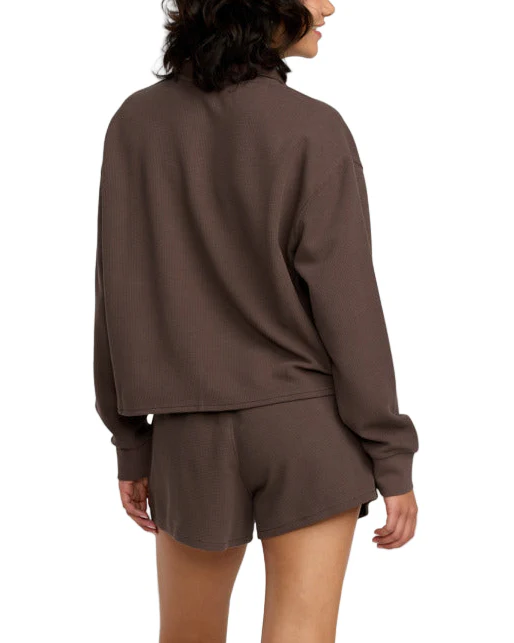 RVCA Womens Glory Waffle Shorts - Image 2