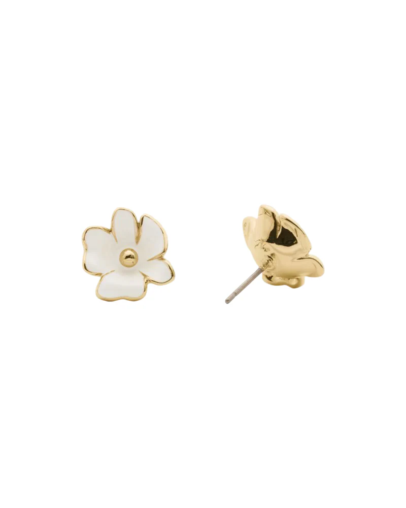 Kate Spade Golden Bloom Flower Stud Earrings - Image 2