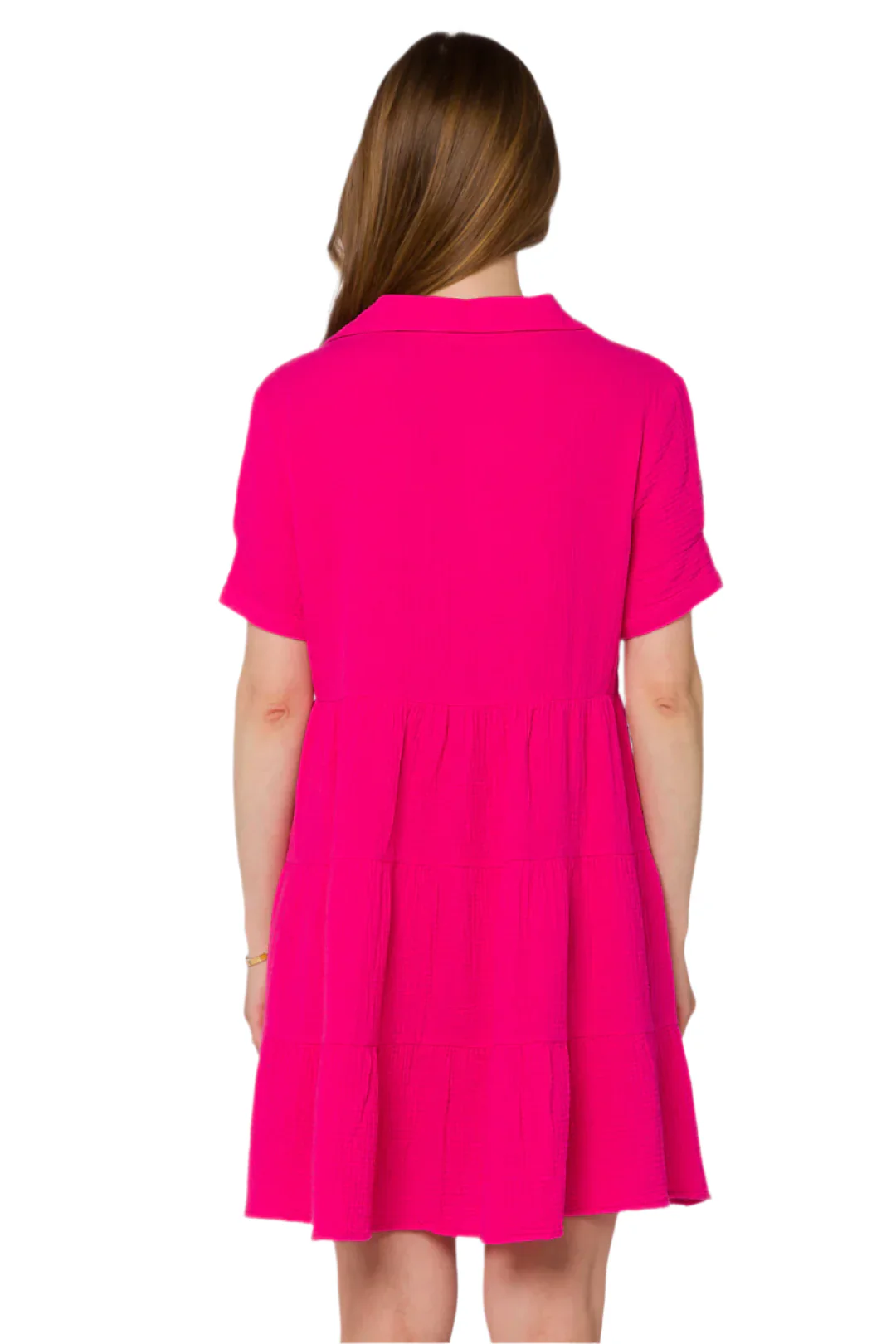 Velvet Heart Womens Graham Fuchsia Flambe Dress - Image 2