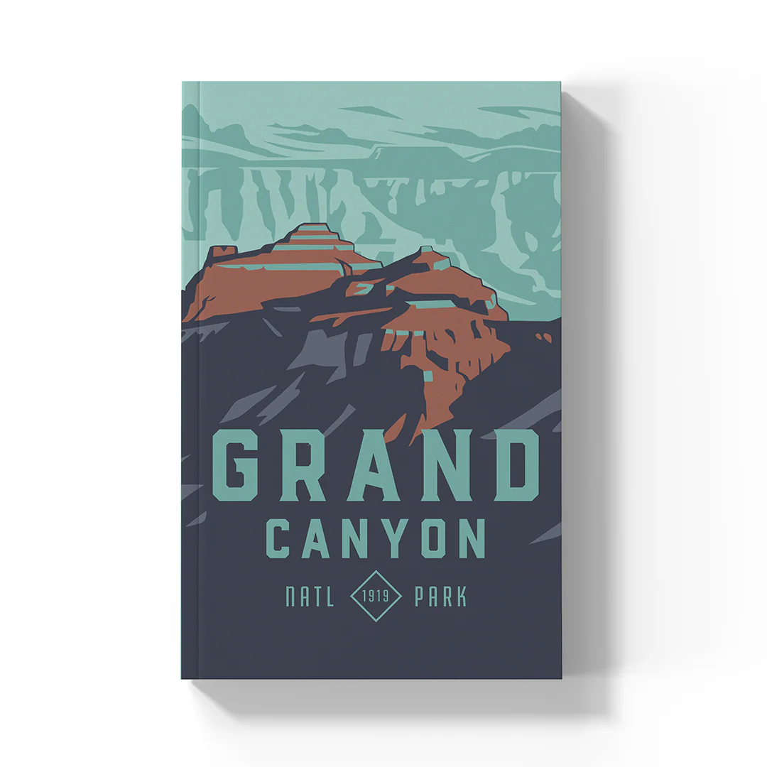 Denik Grand Canyon National Park Landmark Classic Layflat Notebook