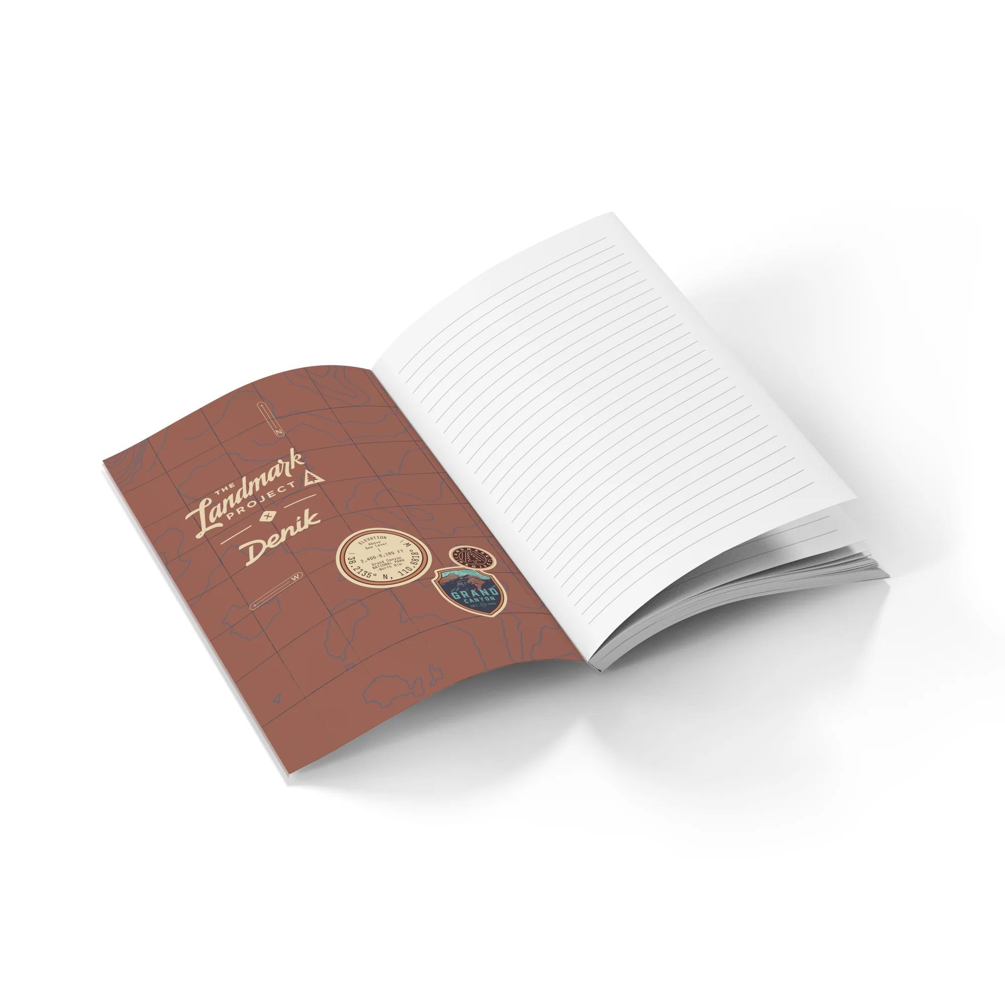 Denik Grand Canyon National Park Landmark Classic Layflat Notebook - Image 4