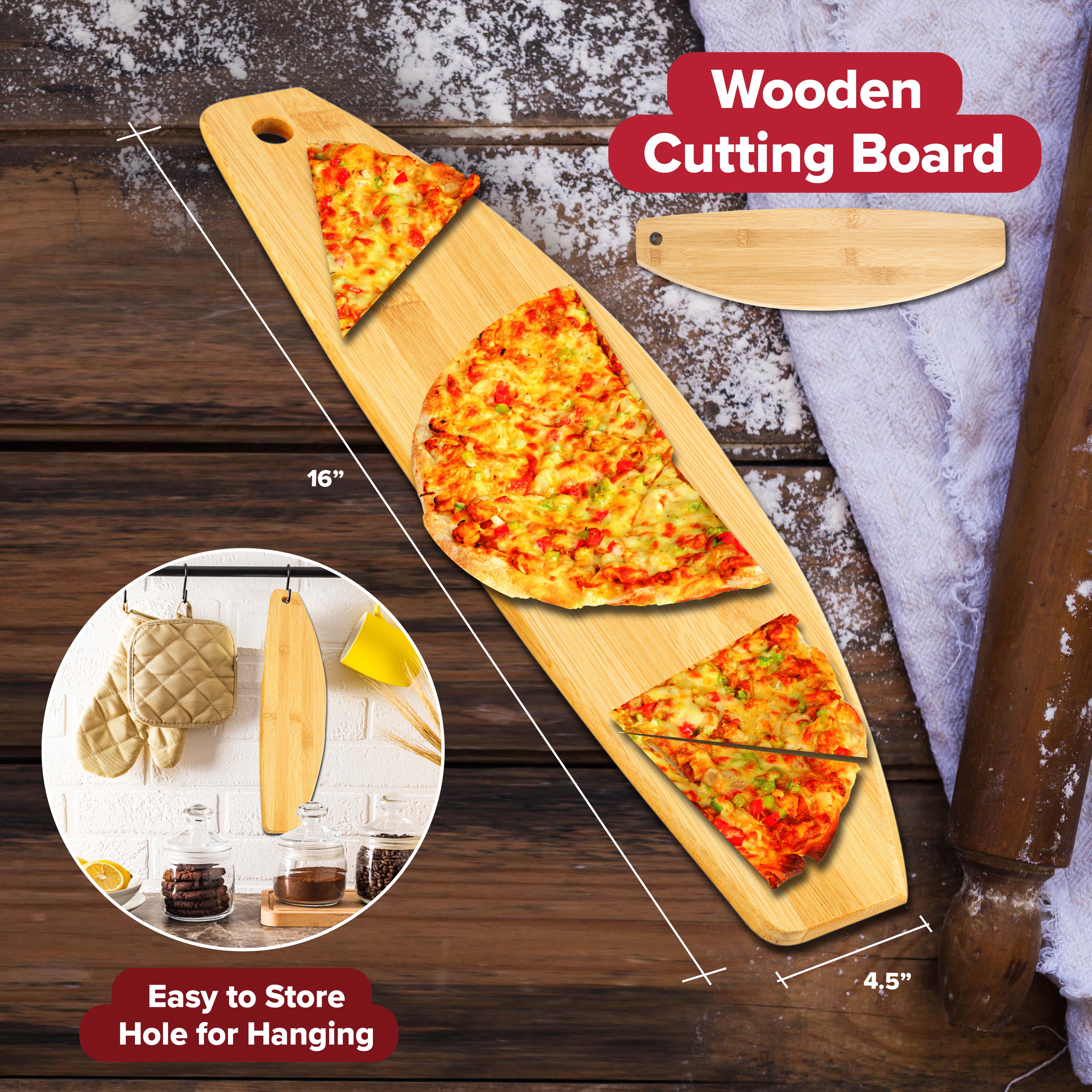 GraniteStone Piezano Pizza Over 3-Piece Serving Set - Image 5