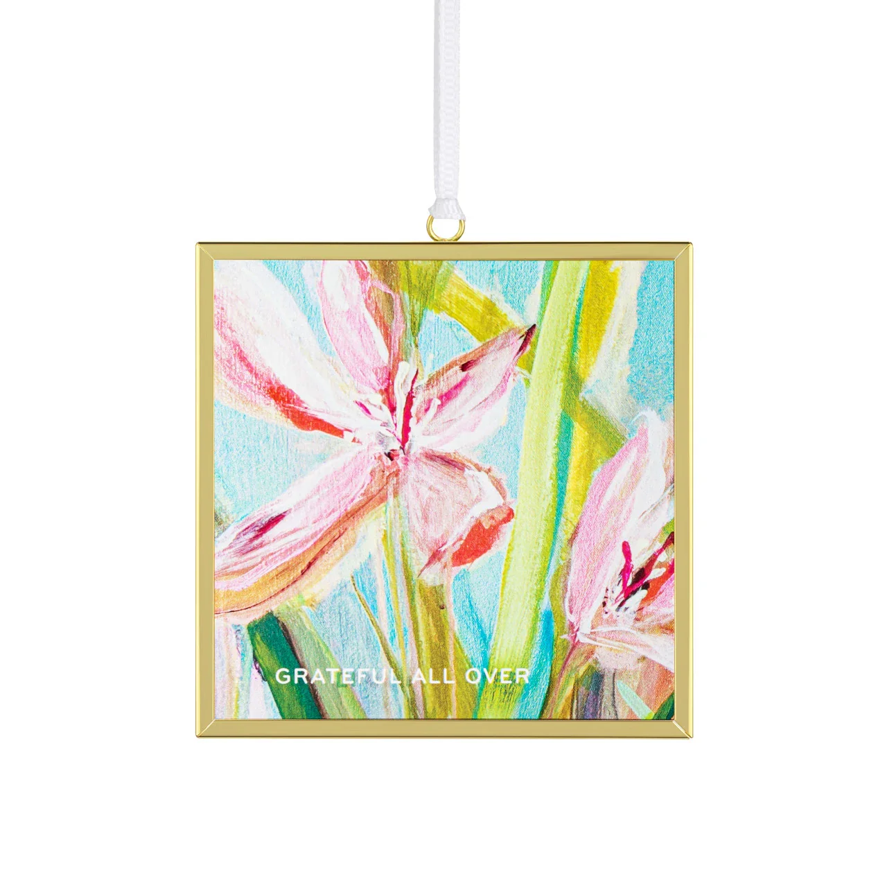 DEMDACO Grateful All Over Floral Butterfly Suncatcher