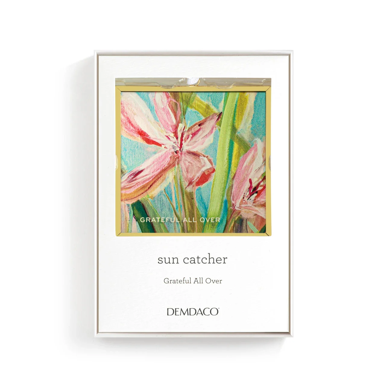 DEMDACO Grateful All Over Floral Butterfly Suncatcher - Image 3