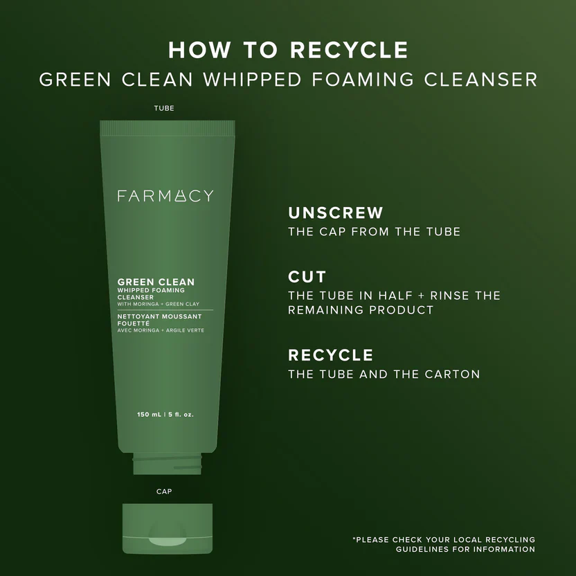 Farmacy Green Clean Whipped Foaming Cleanser - 5.0 oz. - Image 8