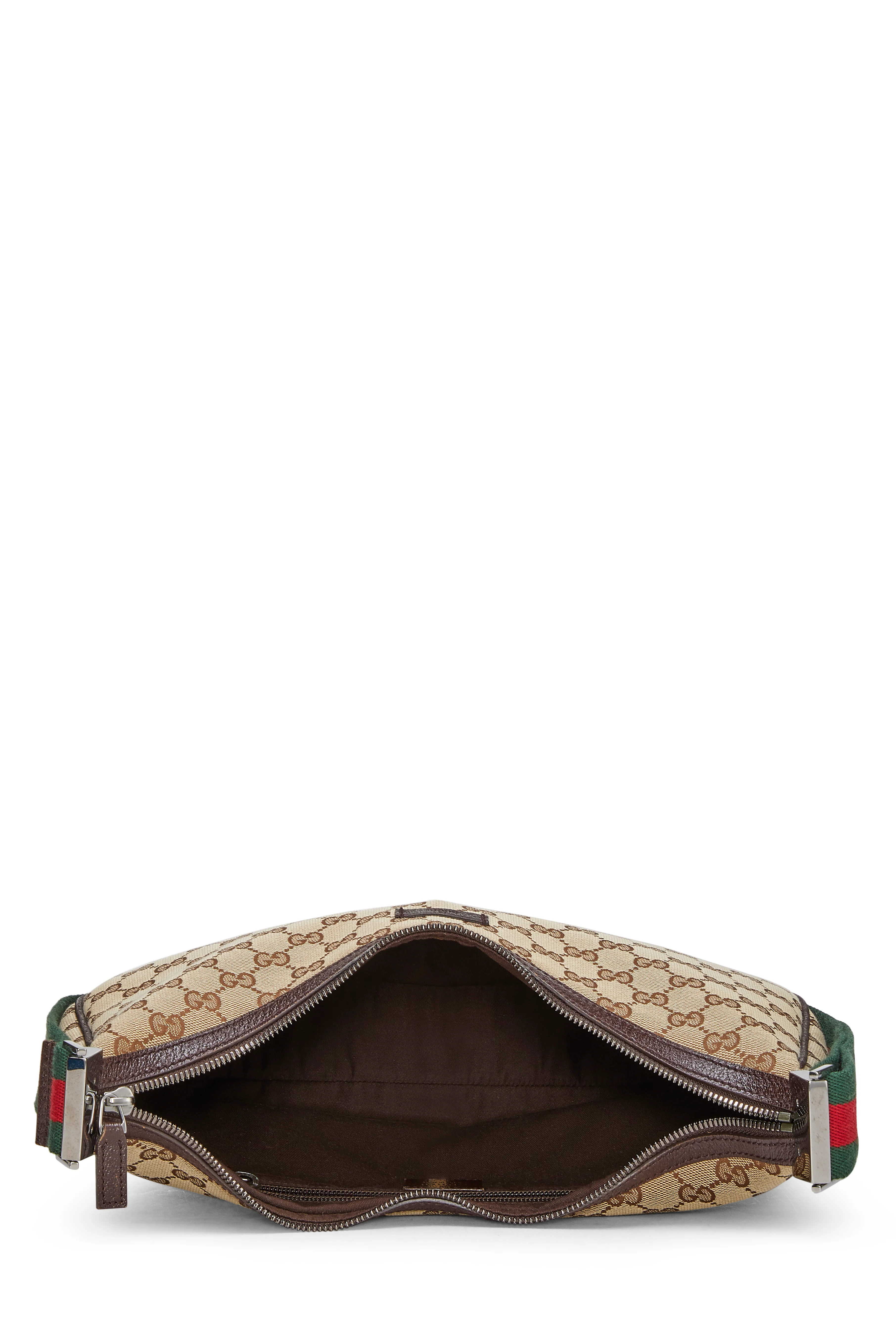 Gucci Canvas Web Round Messenger Crossbody Handbag - Image 6
