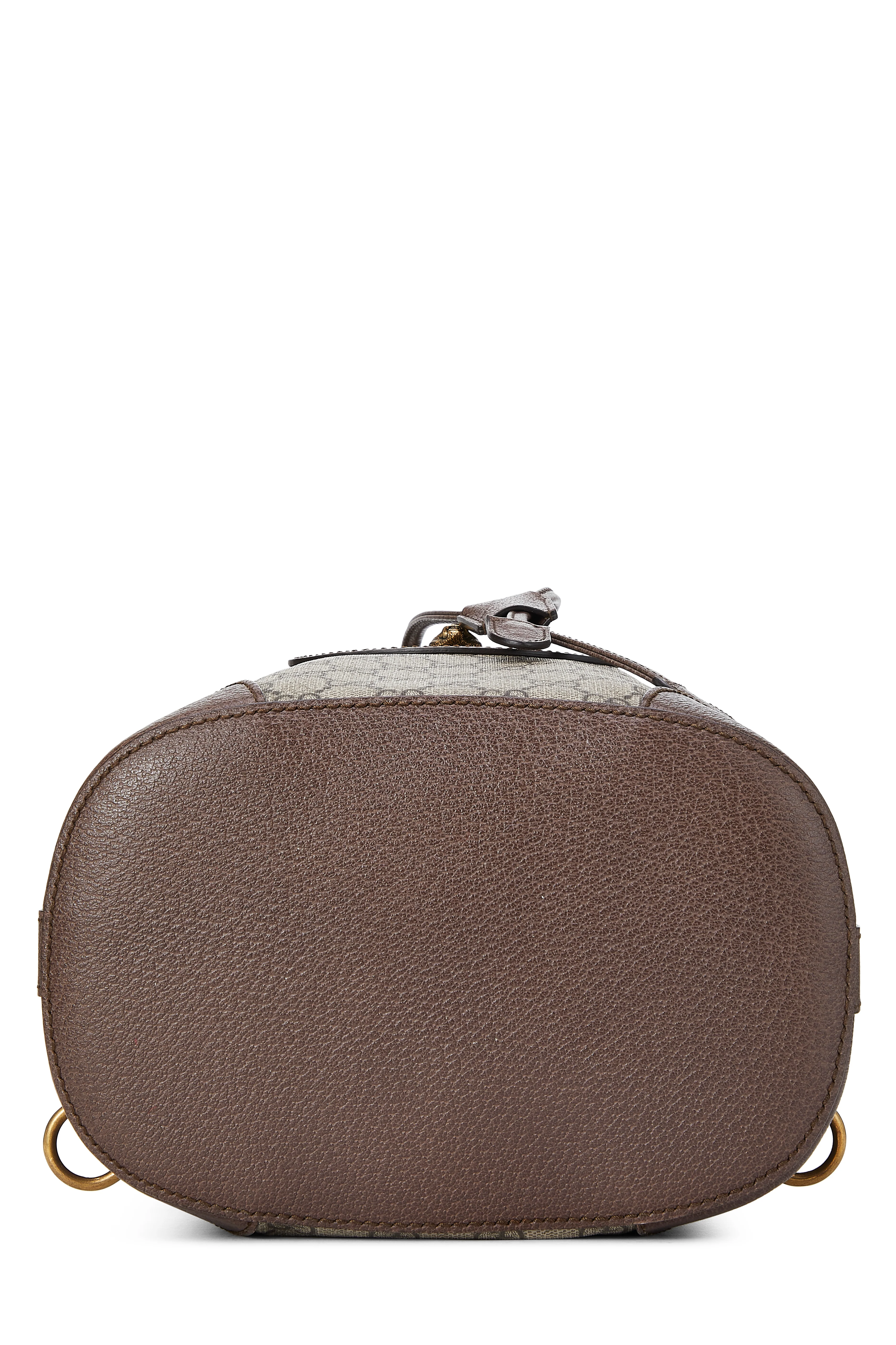 Gucci Brown Coated Canvas Neo GG Supreme Backpack - Image 6