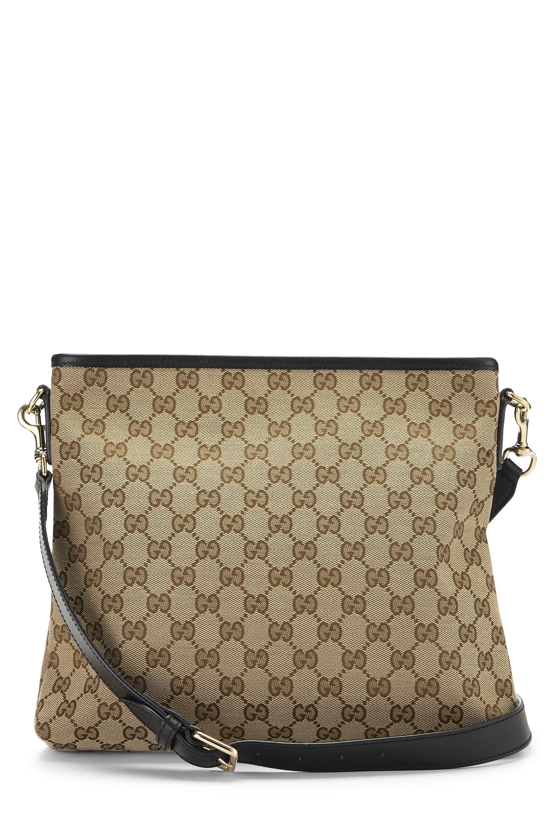 Gucci Canvas GG Supreme Web Messenger Handbag - Image 4