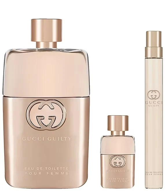 Gucci Guilty Pour Femme Eau De Toilette Trio Gift Set - 3-Piece - Image 2