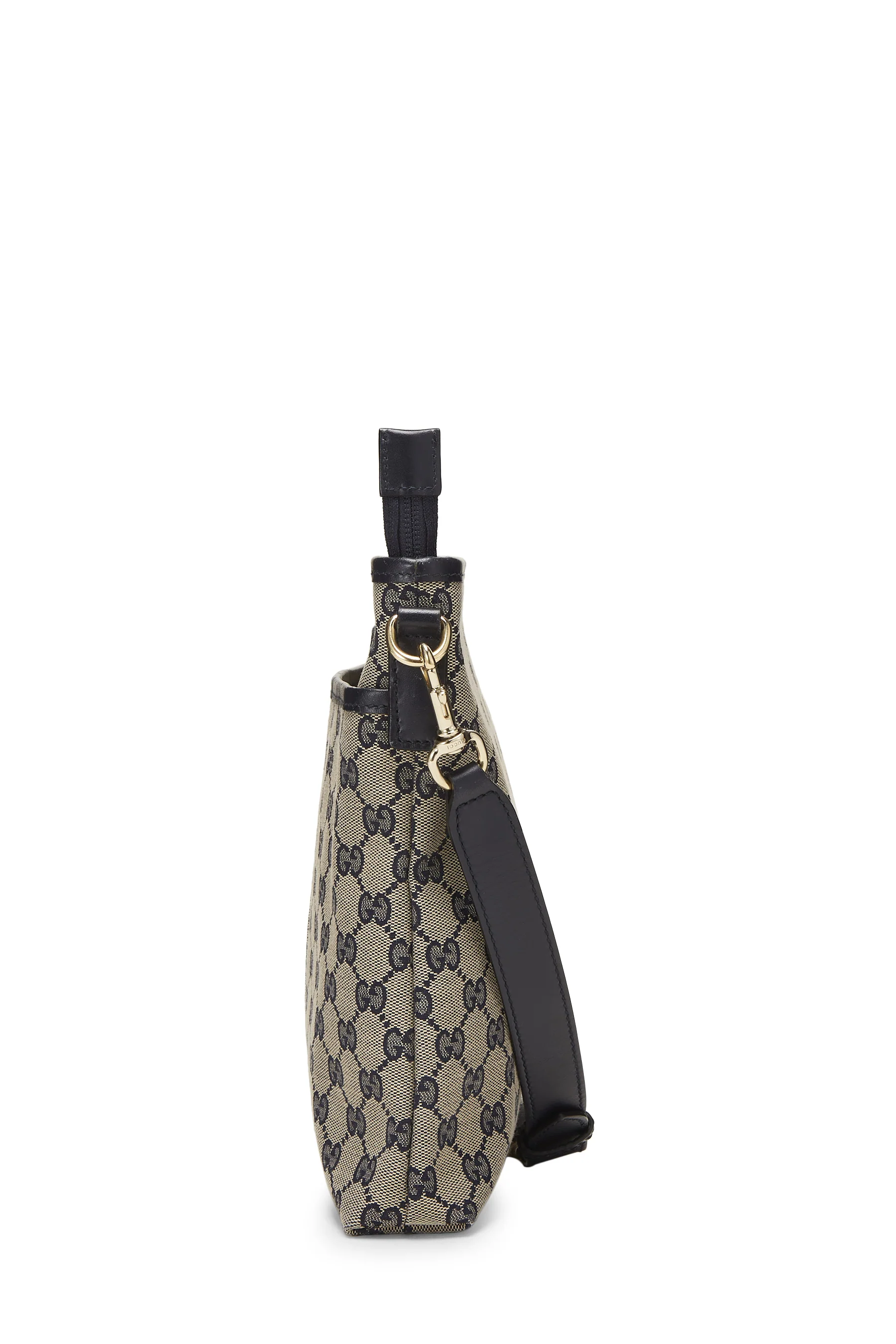 Gucci Navy Canvas Web Supreme Pocket Messenger Handbag - Image 5