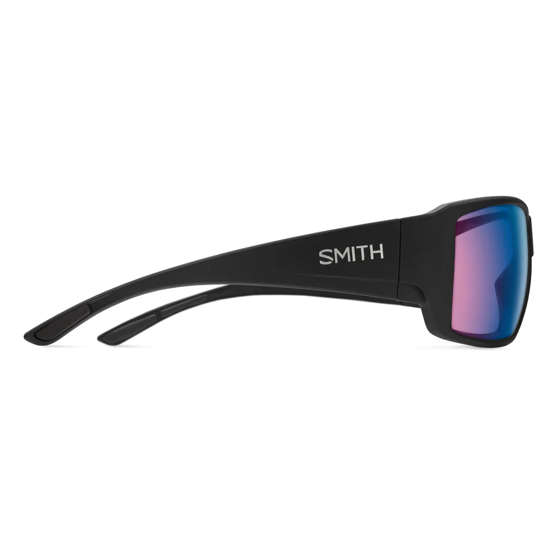 Smith Guide's Choice Matte Black Frame - ChromaPop Glass Polarchromic Rose Blue Mirror Lens - Polarized Sunglasses - Image 3