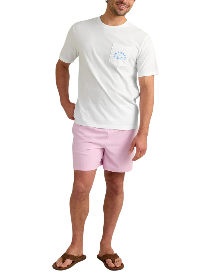 Huk Mens Fishing Pocket Short Sleeve T-Shirt - Image 4