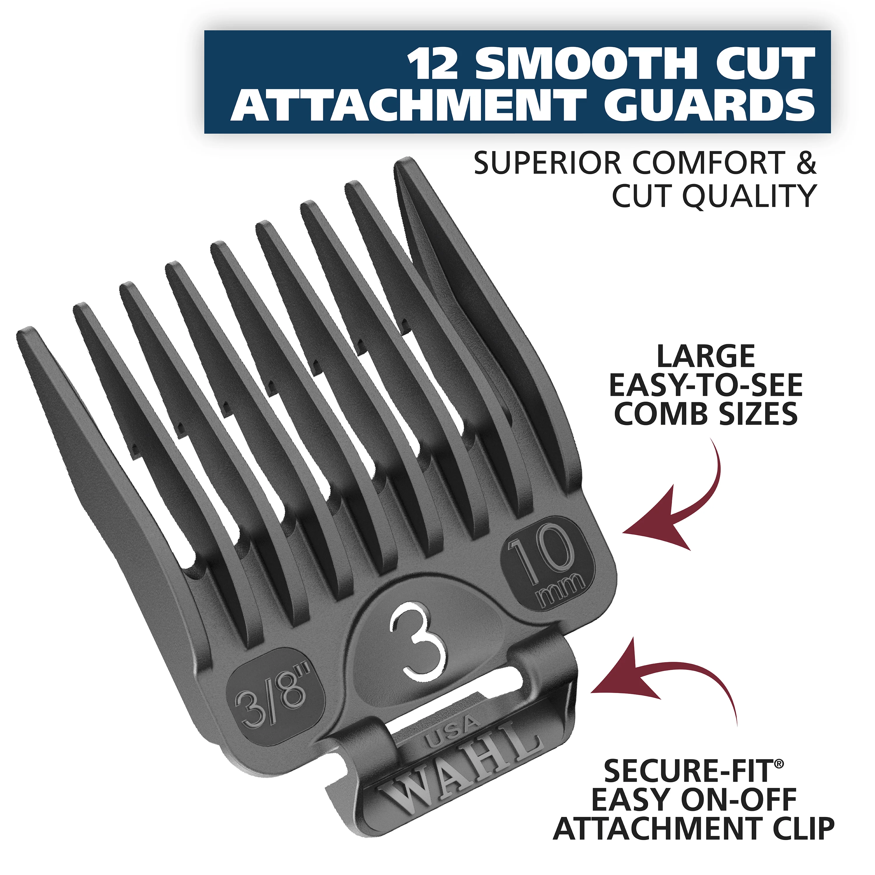 Wahl Clip 'N Trim Hair Clipper With Built-In Trimmer - Image 8