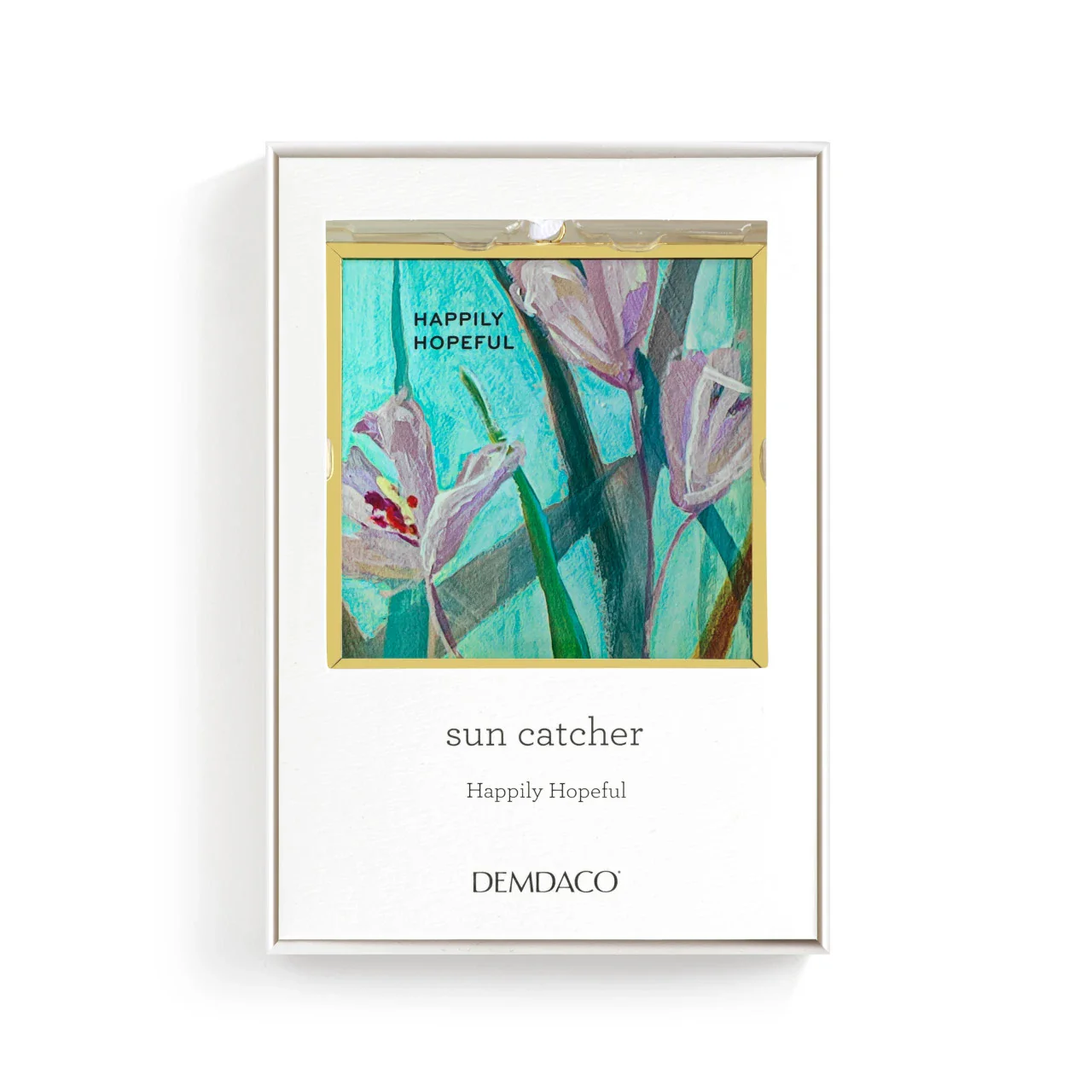 DEMDACO Happily Hopeful Floral Butterfly Suncatcher - Image 3