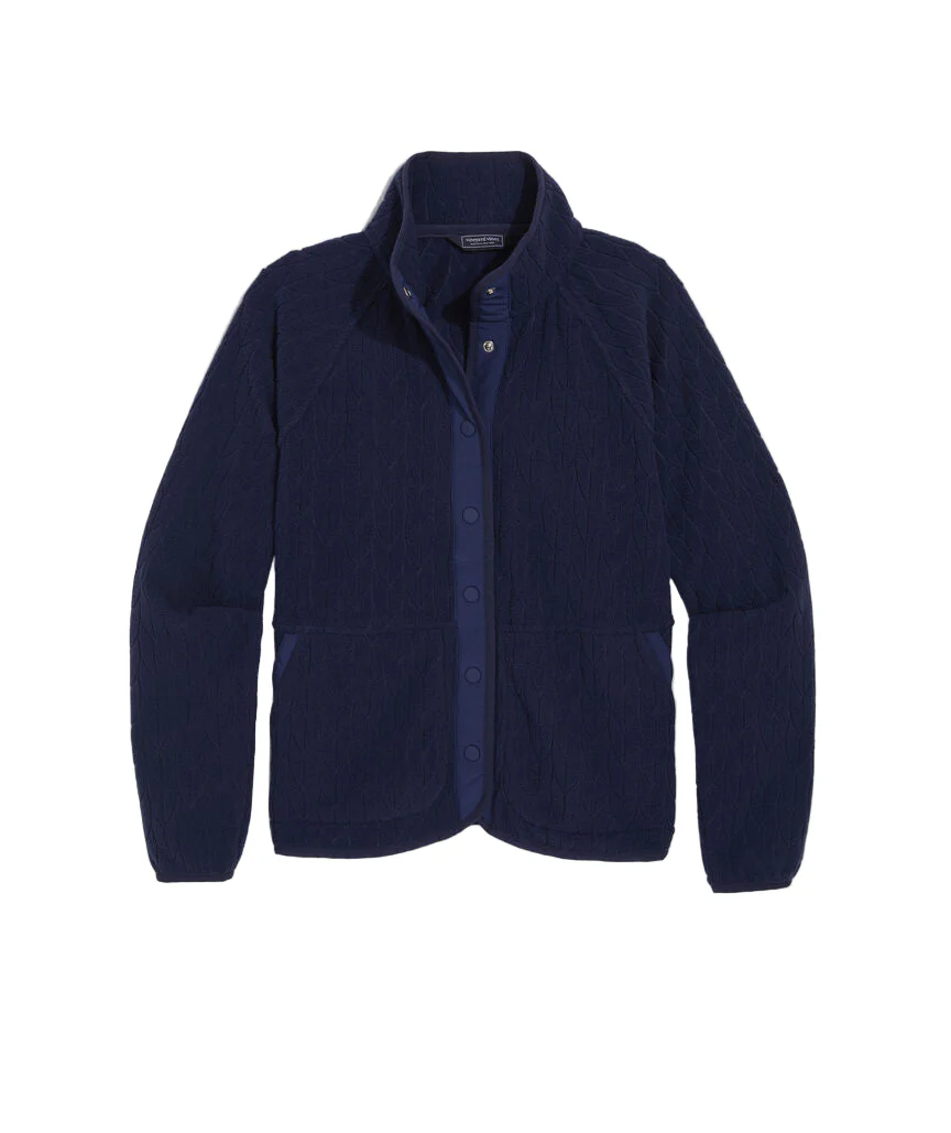 Vineyard Vines Womens Harbor Fleece Jacket - Image 2
