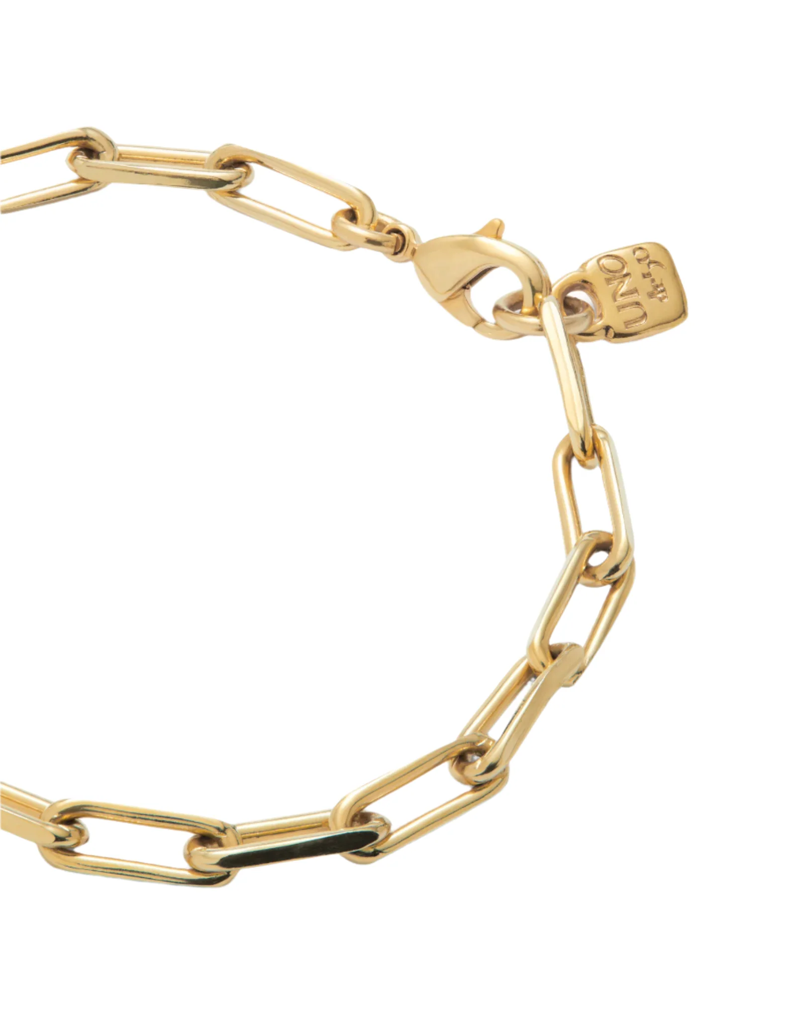 UNOde50 Hazte Uno Gold-Plated Cable Chain Bracelet - Large - Image 2