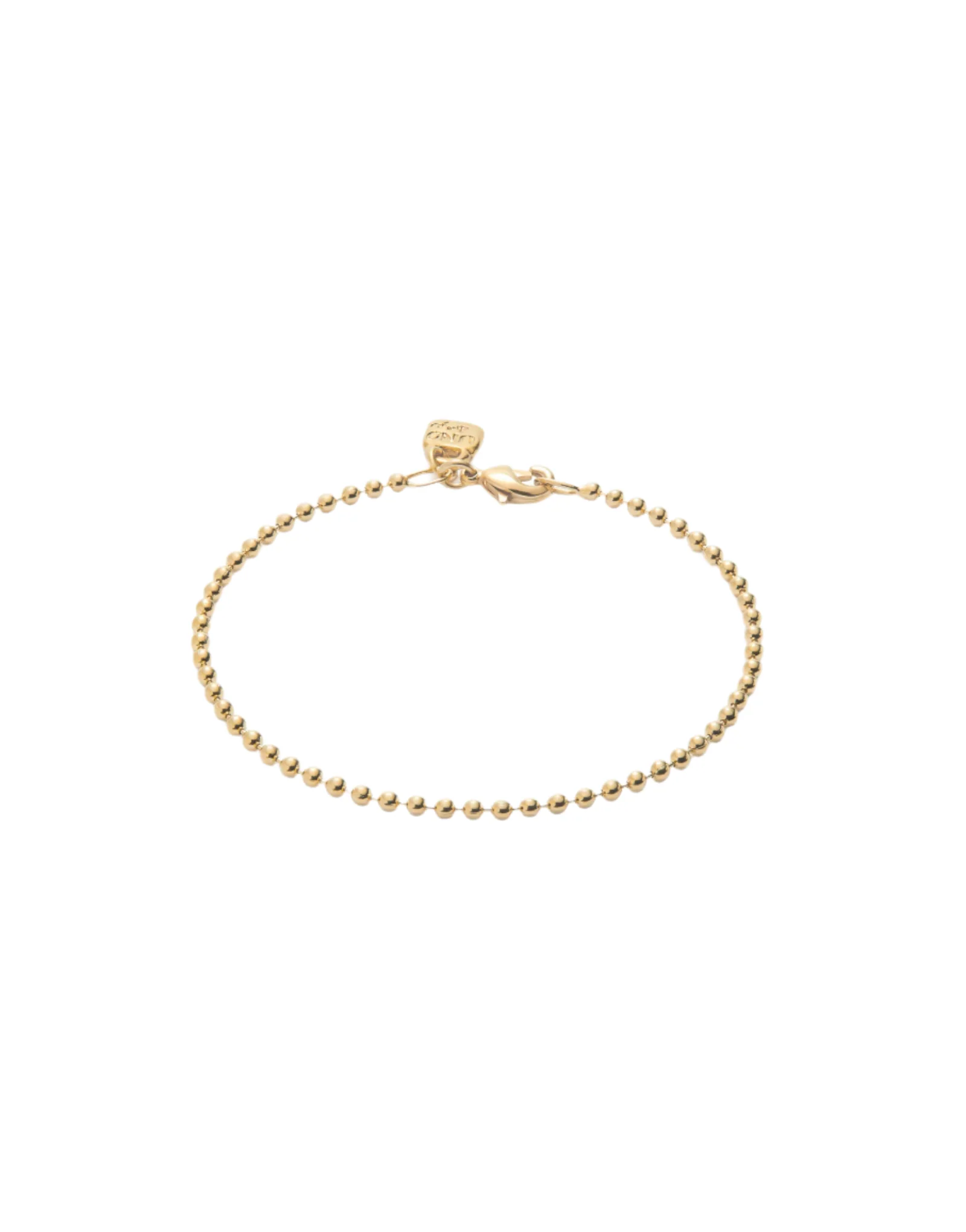 UNOde50 Hazte UNO Gold-Plated Beaded Bracelet - Large