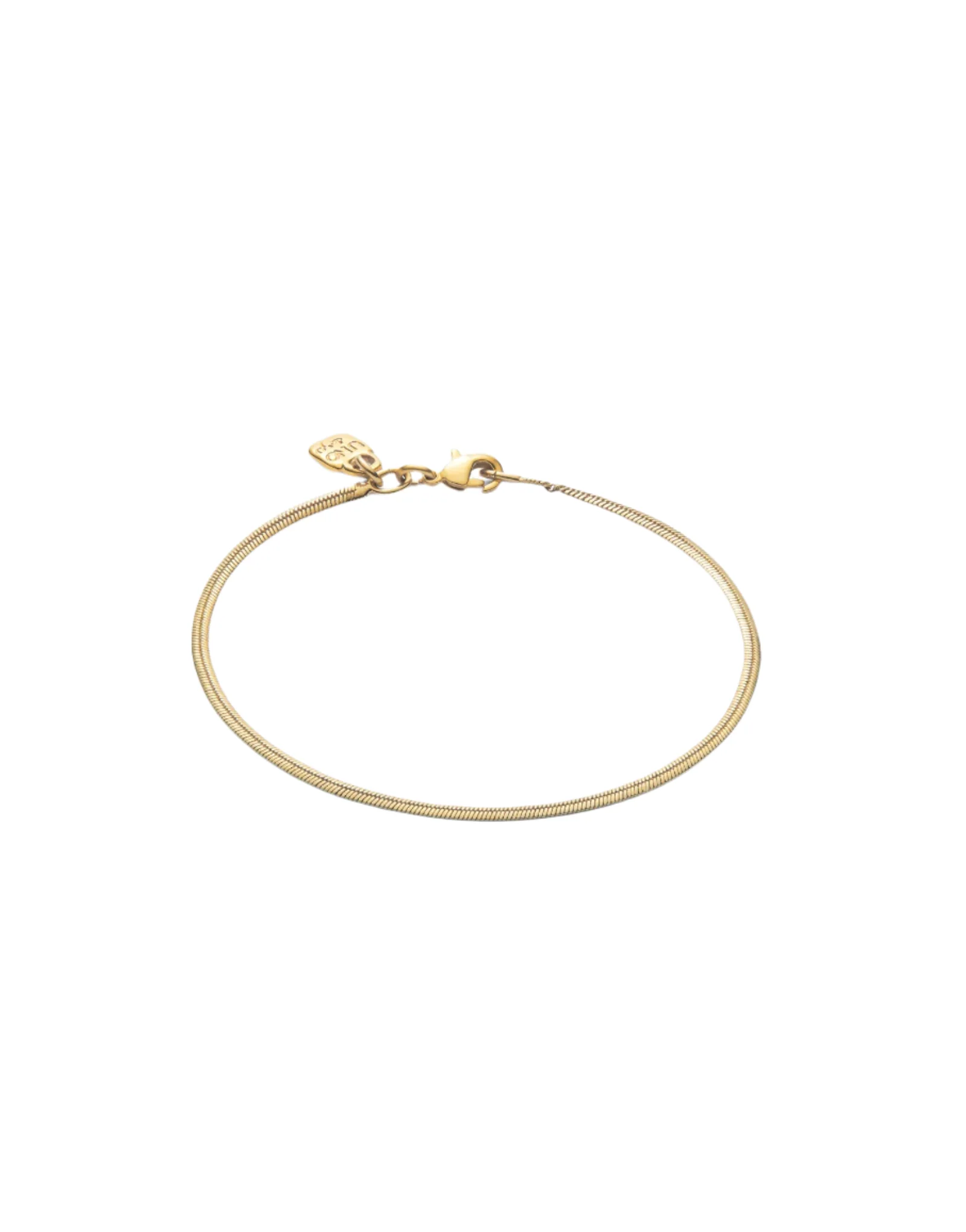UNOde50 Hazte UNO Pulseras Gold-Plated Snake Chain Bracelet - Medium