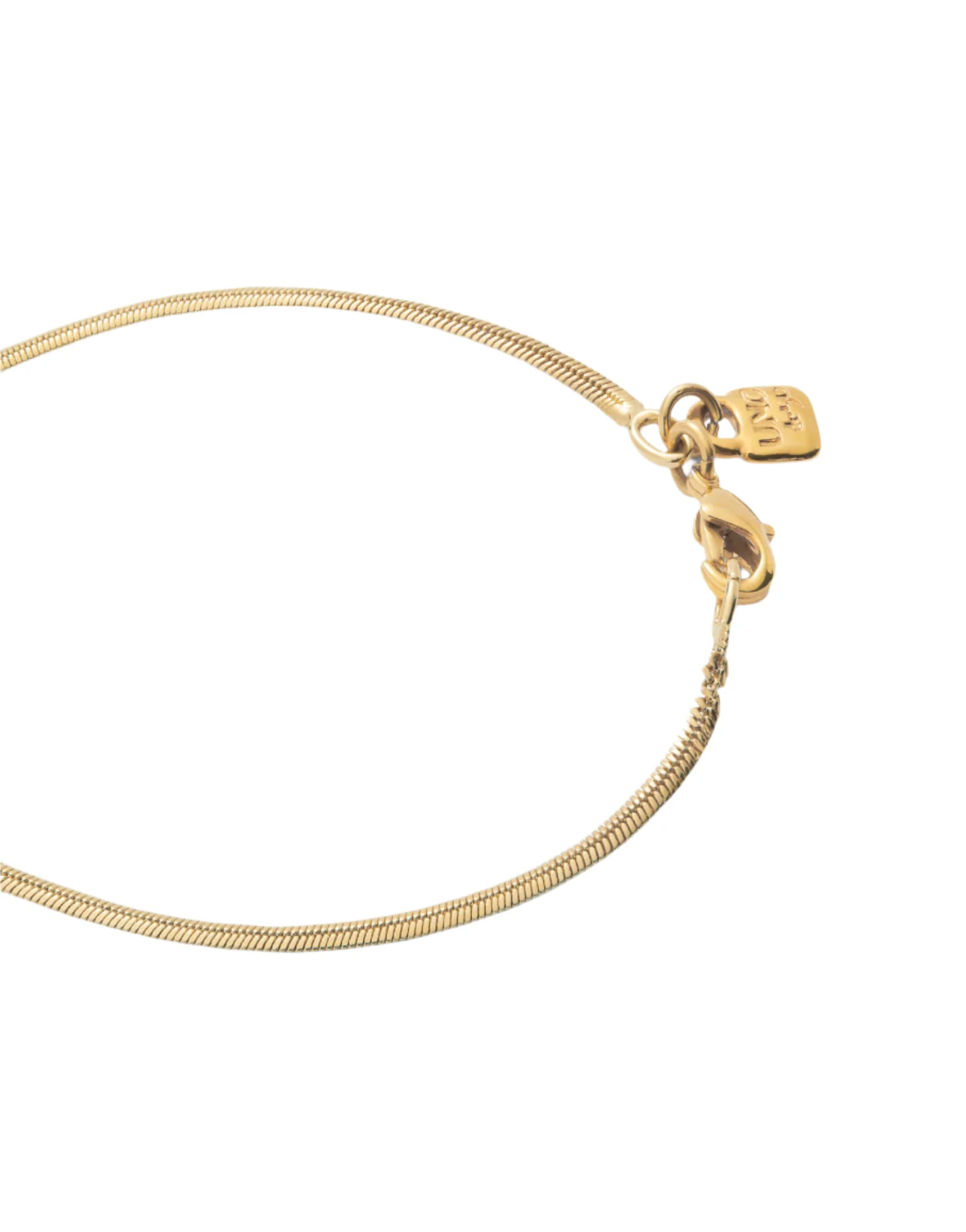 UNOde50 Hazte UNO Pulseras Gold-Plated Snake Chain Bracelet - Medium - Image 3