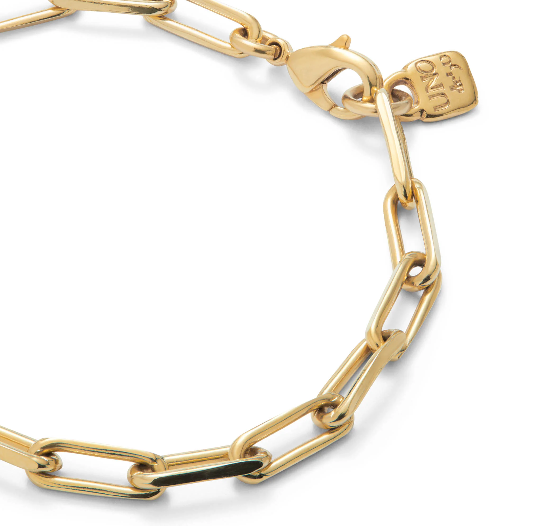 UNOde50 Hazte UNO Gold-Plated Bink Link Bracelet - Medium - Image 3
