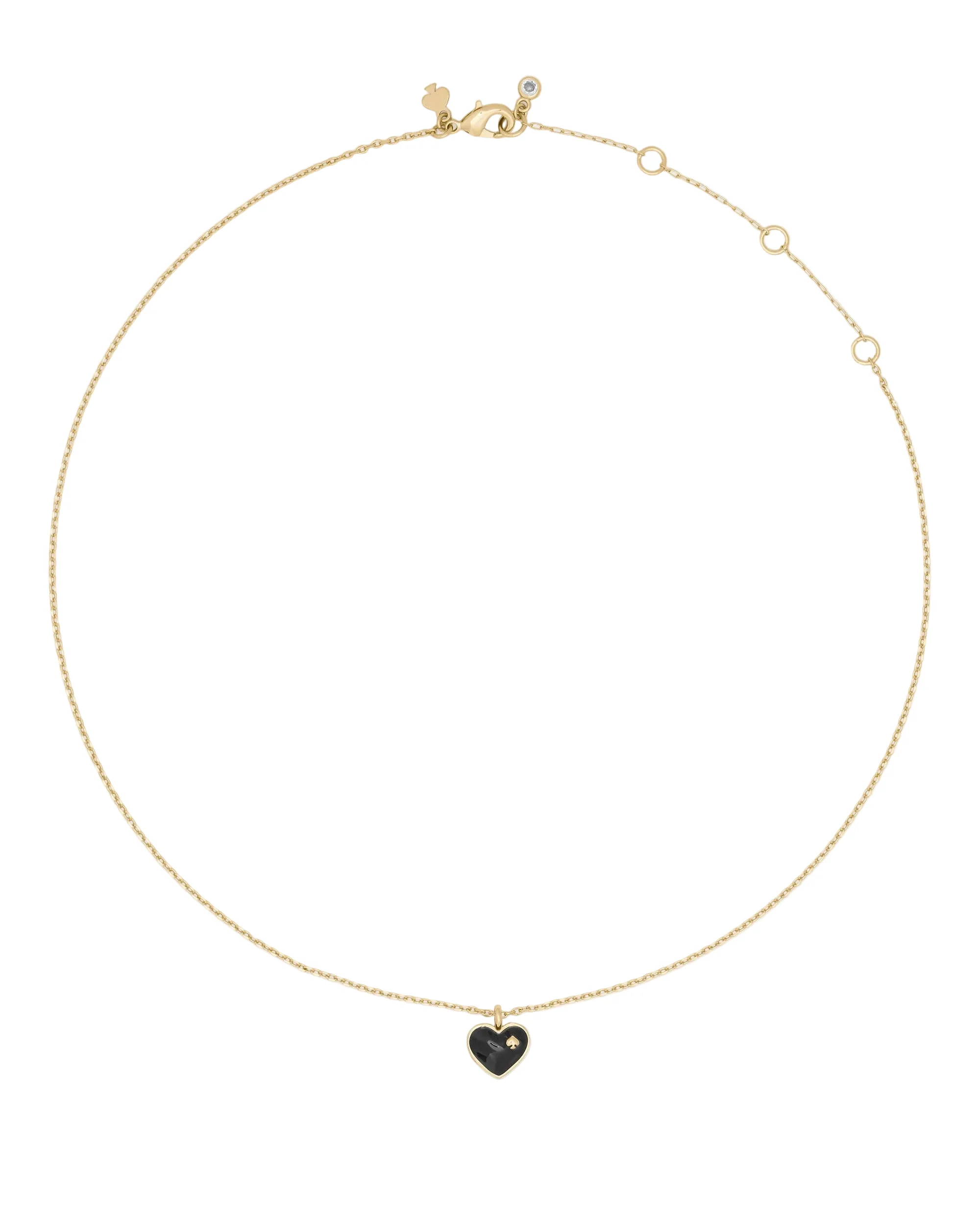 Kate Spade Black Heart Pendant Necklace