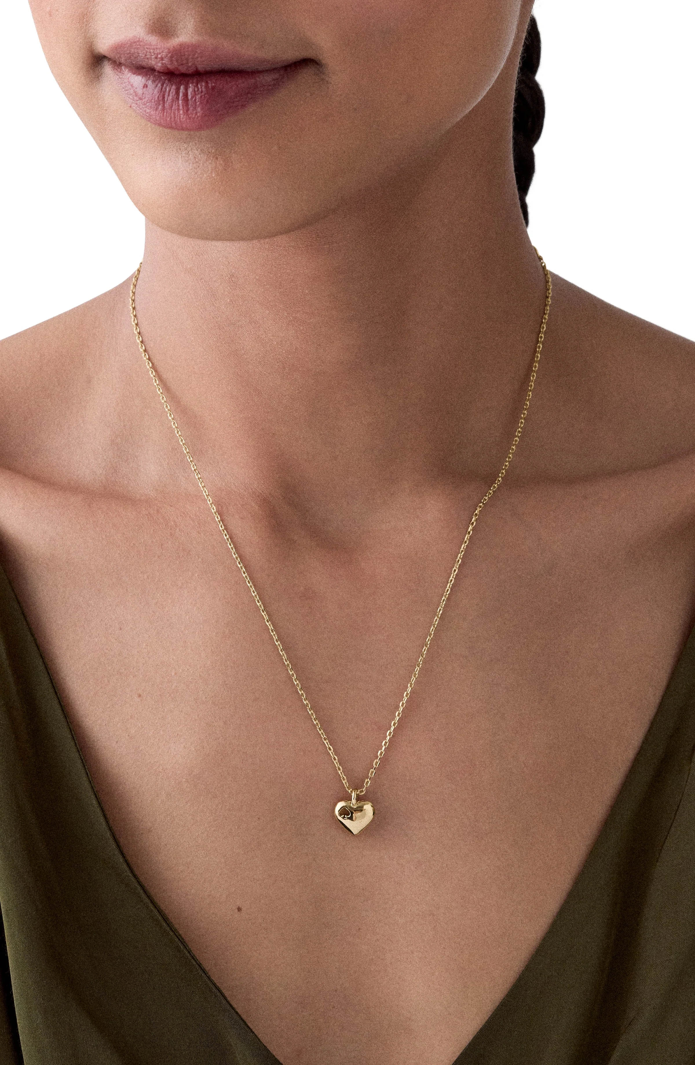 Kate Spade Gold Heart Pendant Necklace - Image 3