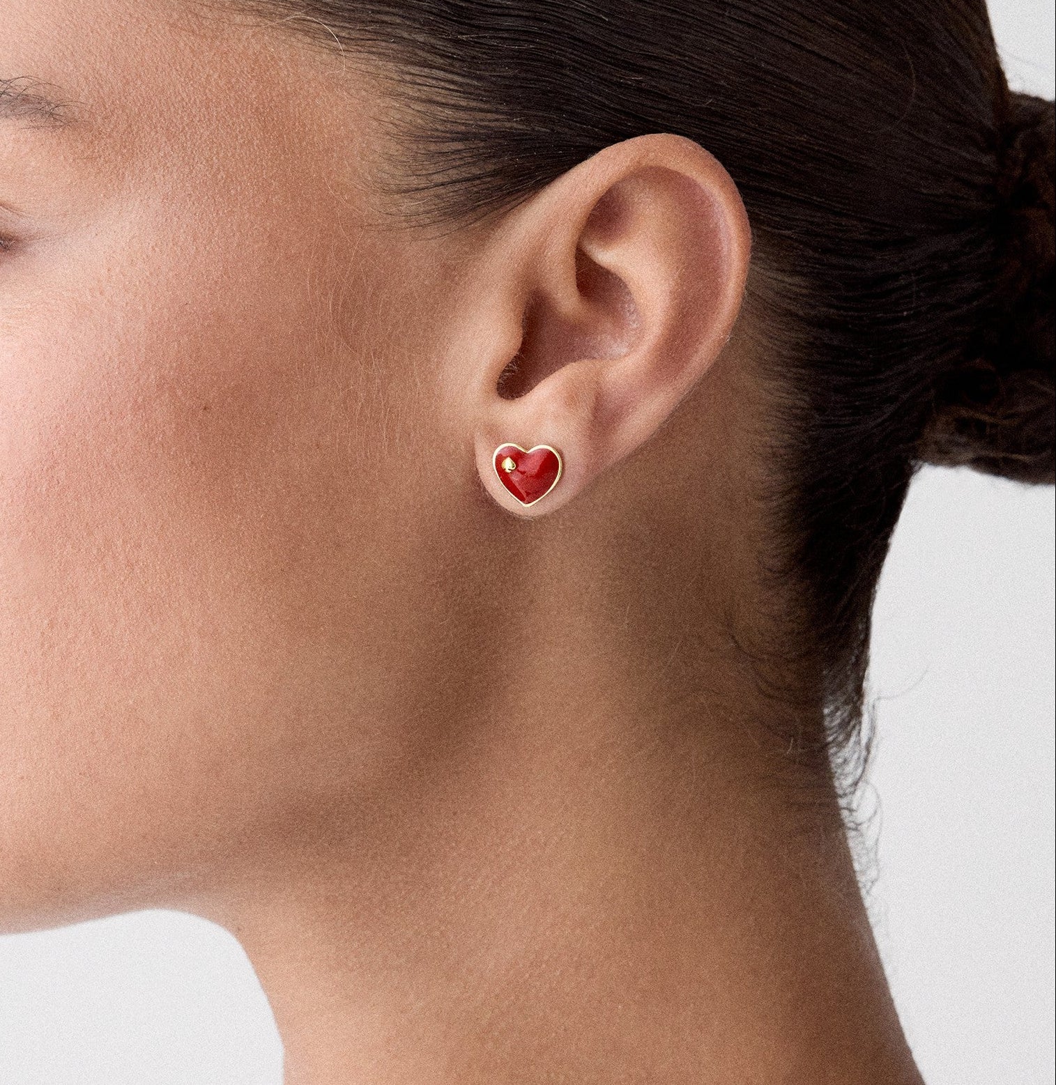 Kate Spade Red Heart Stud Earrings - Image 3